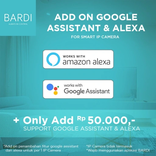 Image of Add On Google Assistant & Alexa untuk IP Camera (per 1 IP Camera)