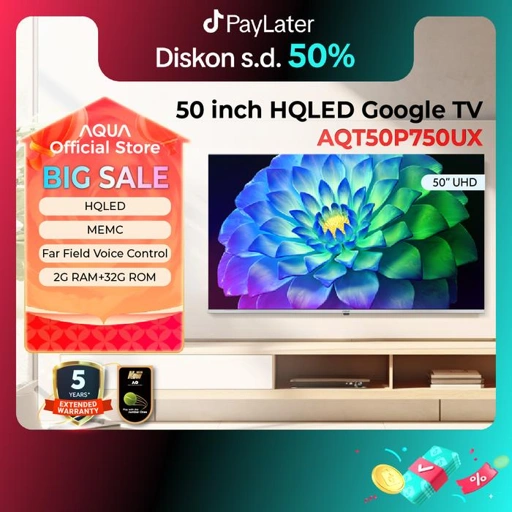 Image of AQUA Elektronik Google TV 50 Inch HQLED AQT50P750UX 4K HDR