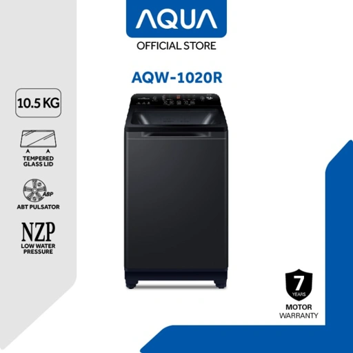 Image of AQUA Elektronik Mesin Cuci Top Loading AQW-1020R