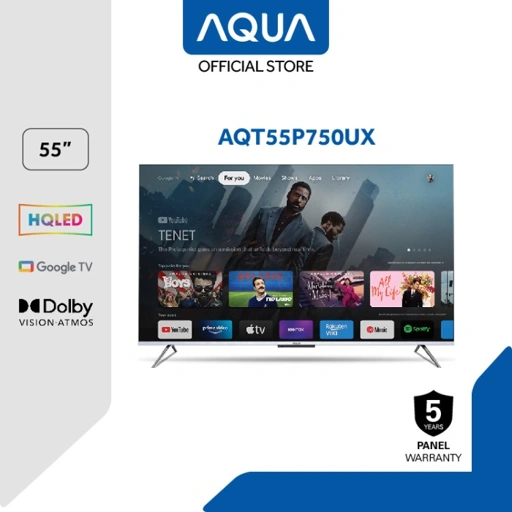 Image of AQUA Elektronik Google TV 55 Inch HQLED AQT55P750UX 4K HDR