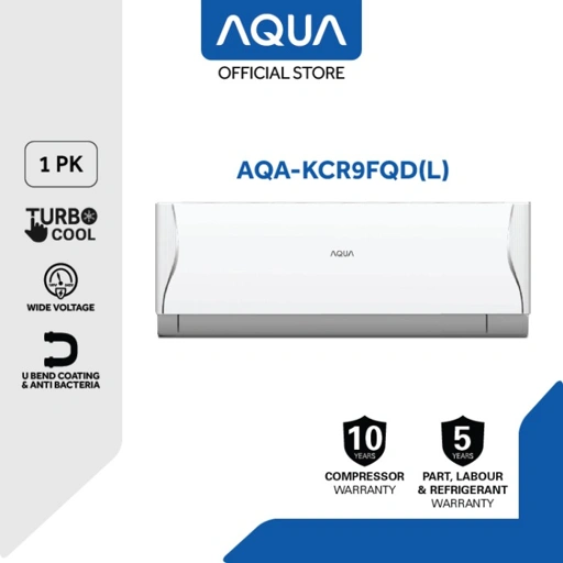 Image of AQUA AC Split Standard Turbo Cool 1 PK AQA-KCR9FQDL