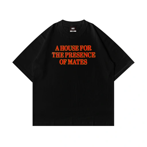 Image of HOUSE TEE BLACK