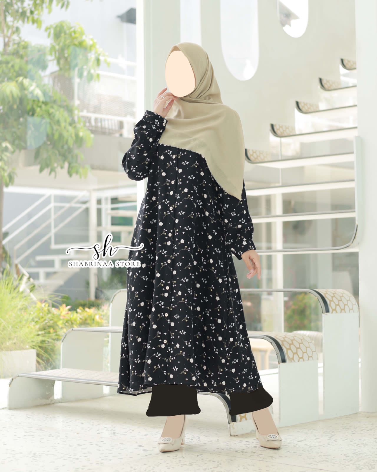 Long Tunik Dania Dewasa by Shabrina Store