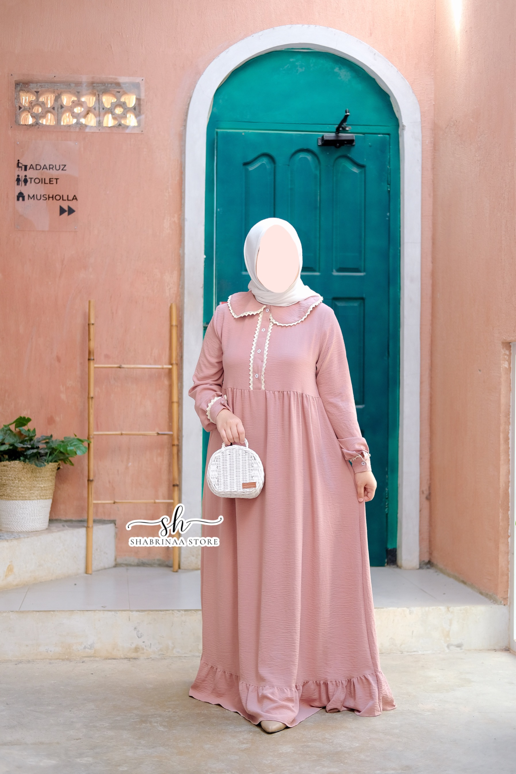 Gamis Raniah Polos DEWASA by Shabrina