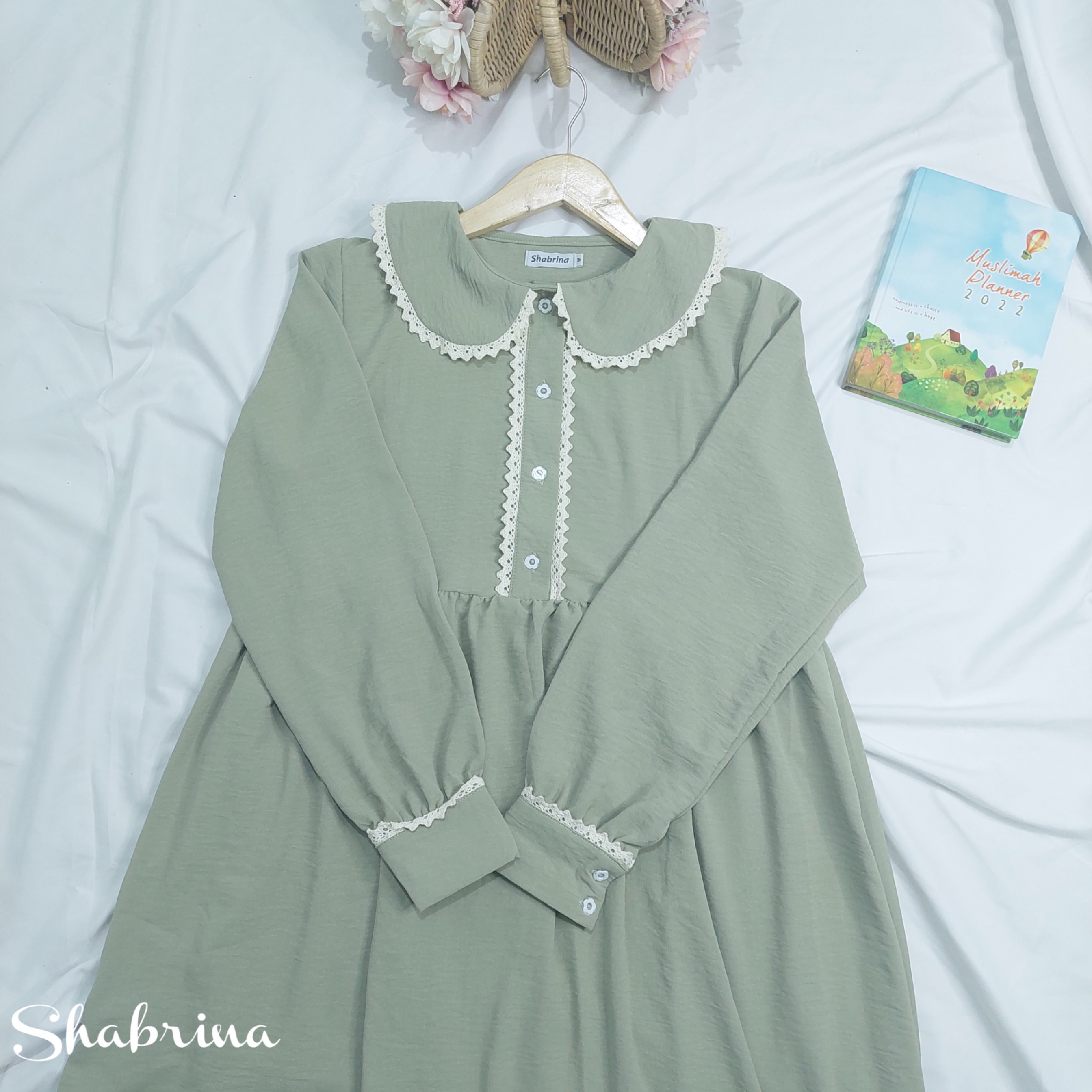Gamis Raniah Polos DEWASA by Shabrina