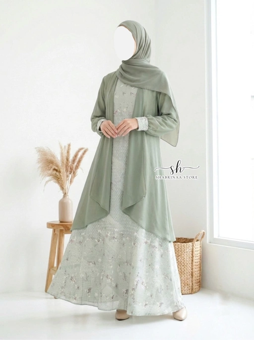 Image of Sarimbit Keluarga Gamis DEWASA Hawa By Shabrina