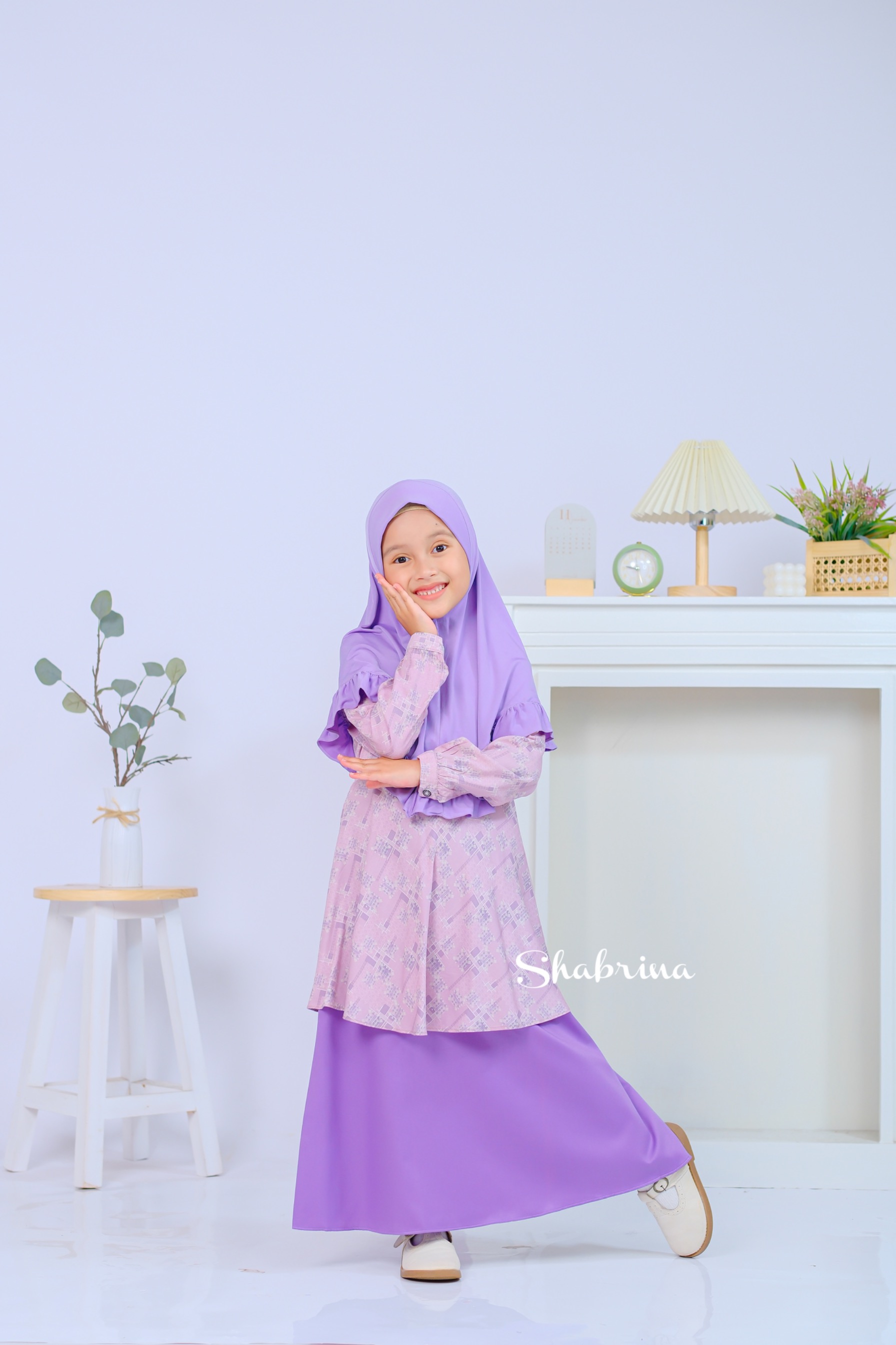 Zaina Series Gamis Anak (sz XS, S, M dan L) by Shabrina