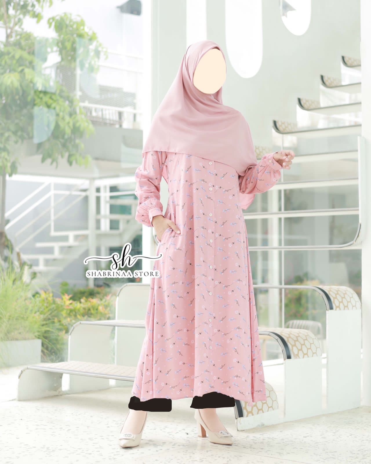 Long Tunik Dania Dewasa by Shabrina Store
