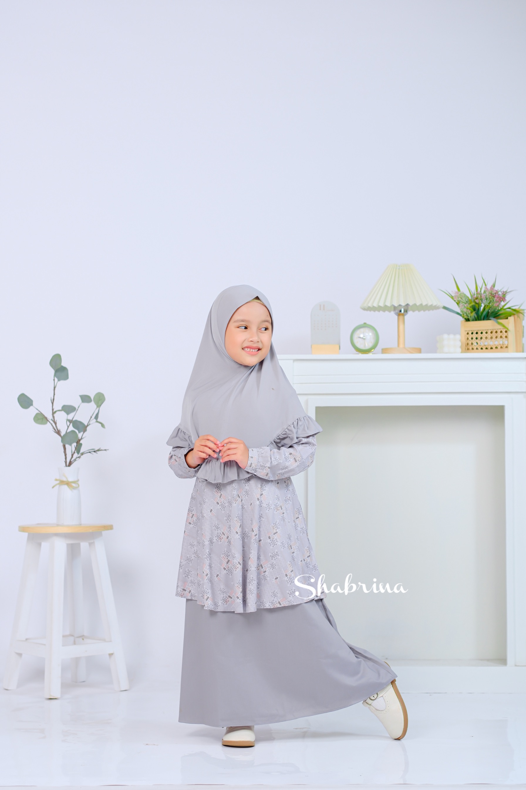 Zaina Series Gamis Anak (sz XS, S, M dan L) by Shabrina