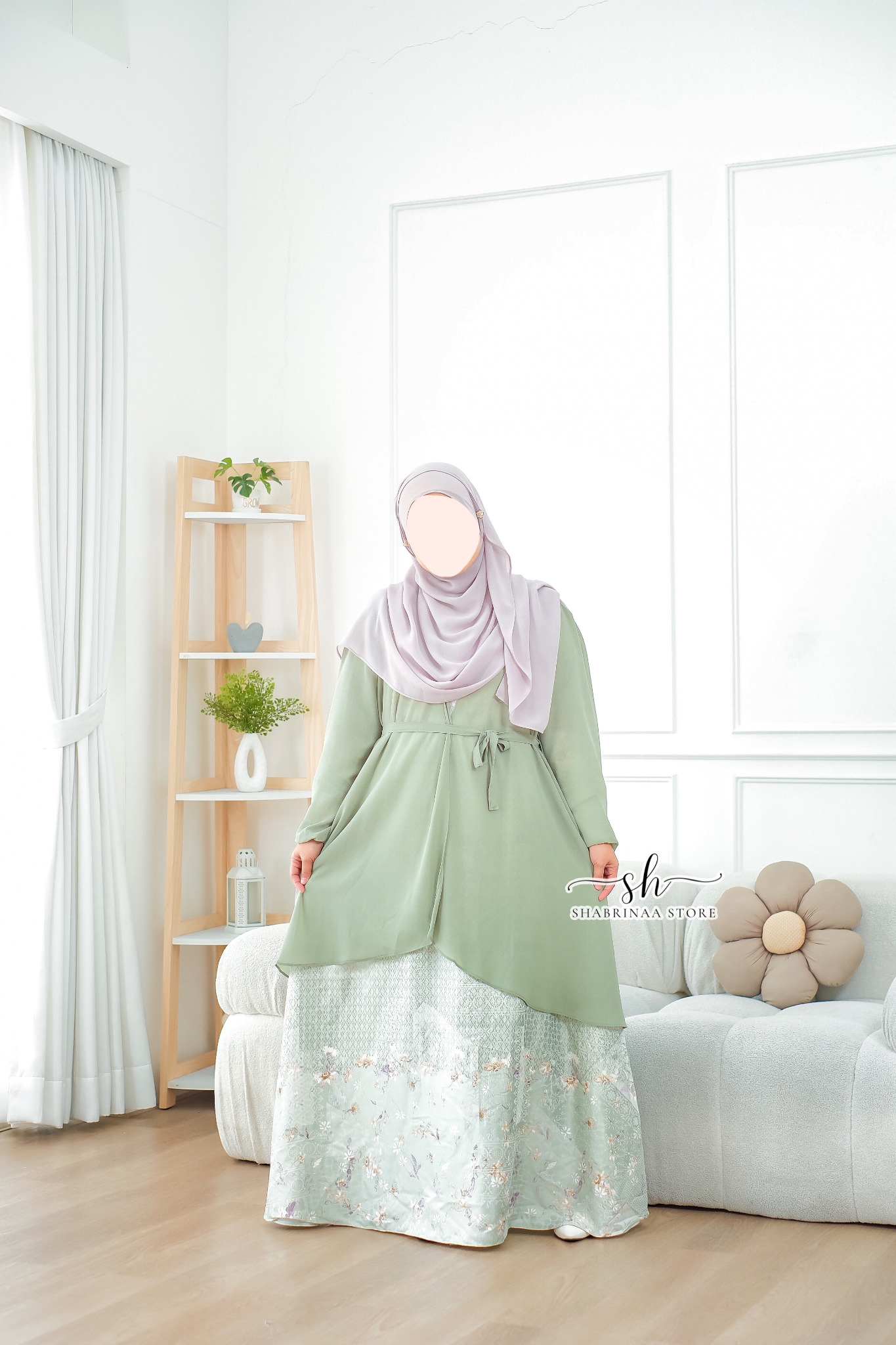 Sarimbit Keluarga Gamis DEWASA Hawa By Shabrina