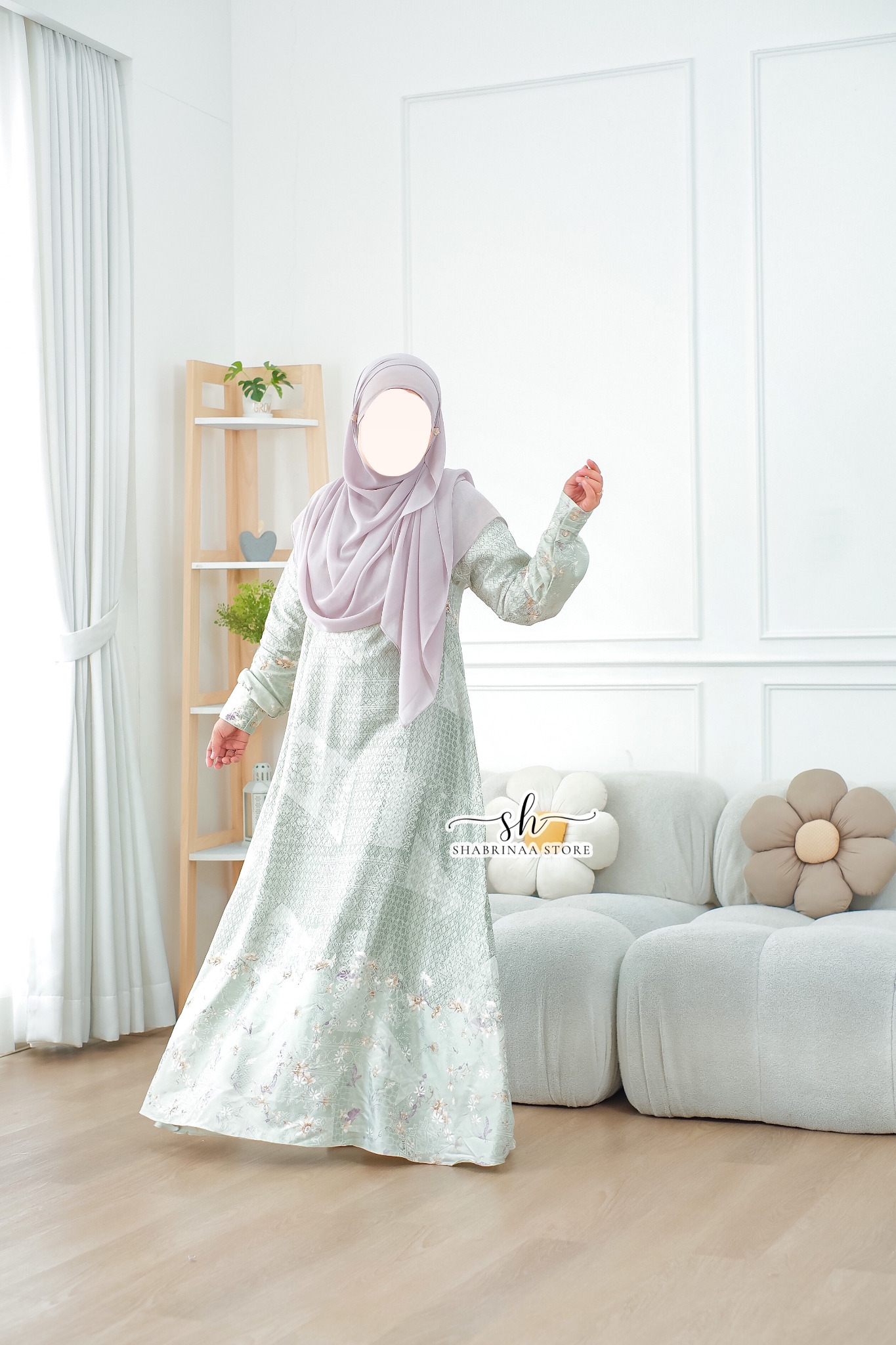 Sarimbit Keluarga Gamis DEWASA Hawa By Shabrina