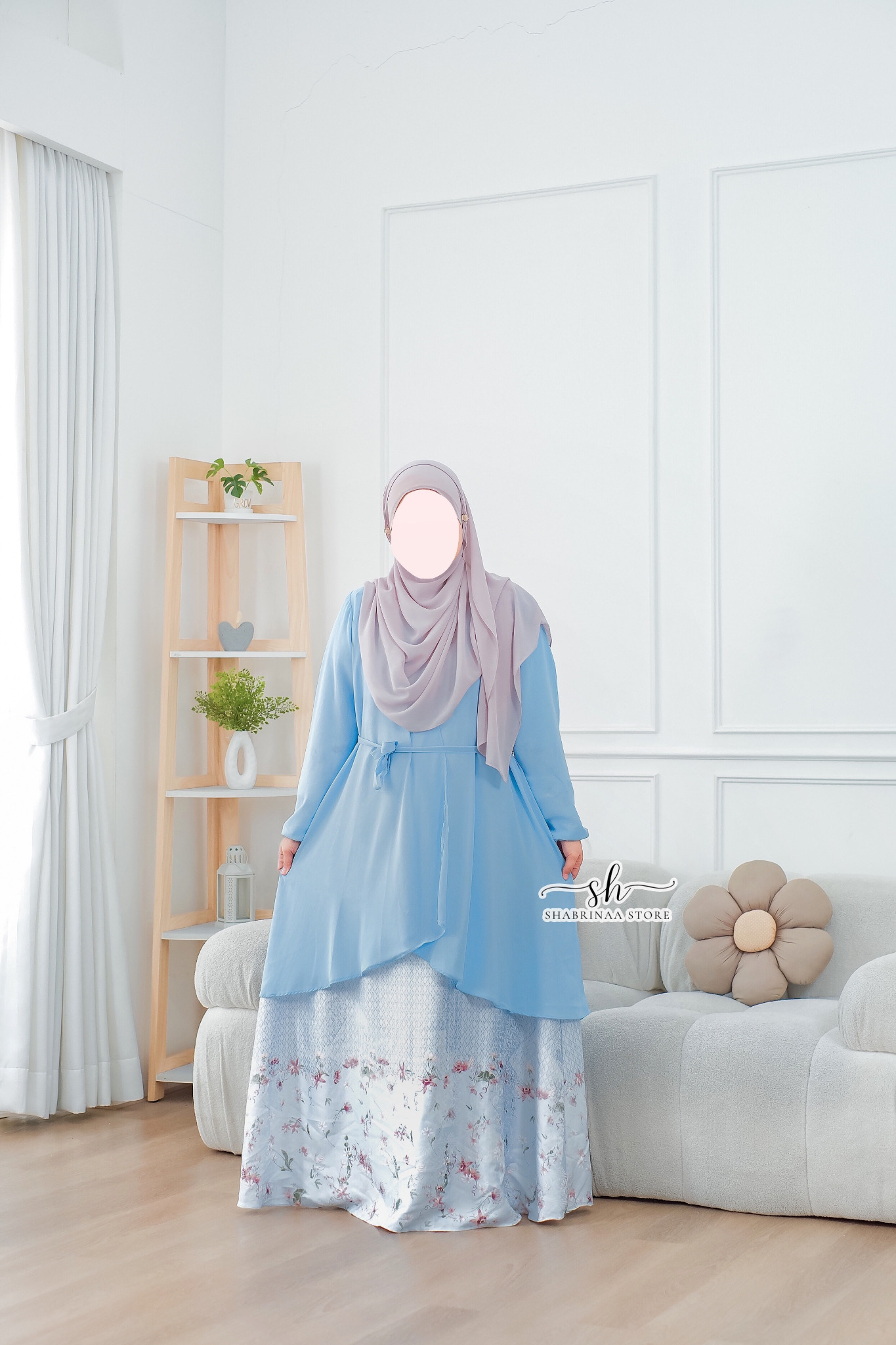 Sarimbit Keluarga Gamis DEWASA Hawa By Shabrina