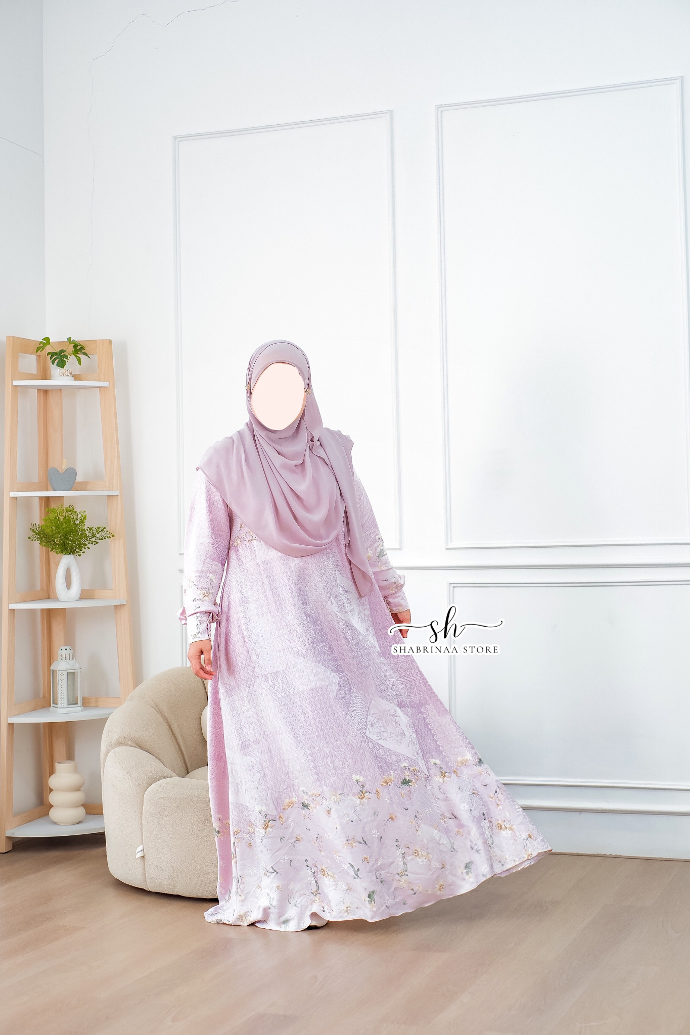 Sarimbit Keluarga Gamis DEWASA Hawa By Shabrina