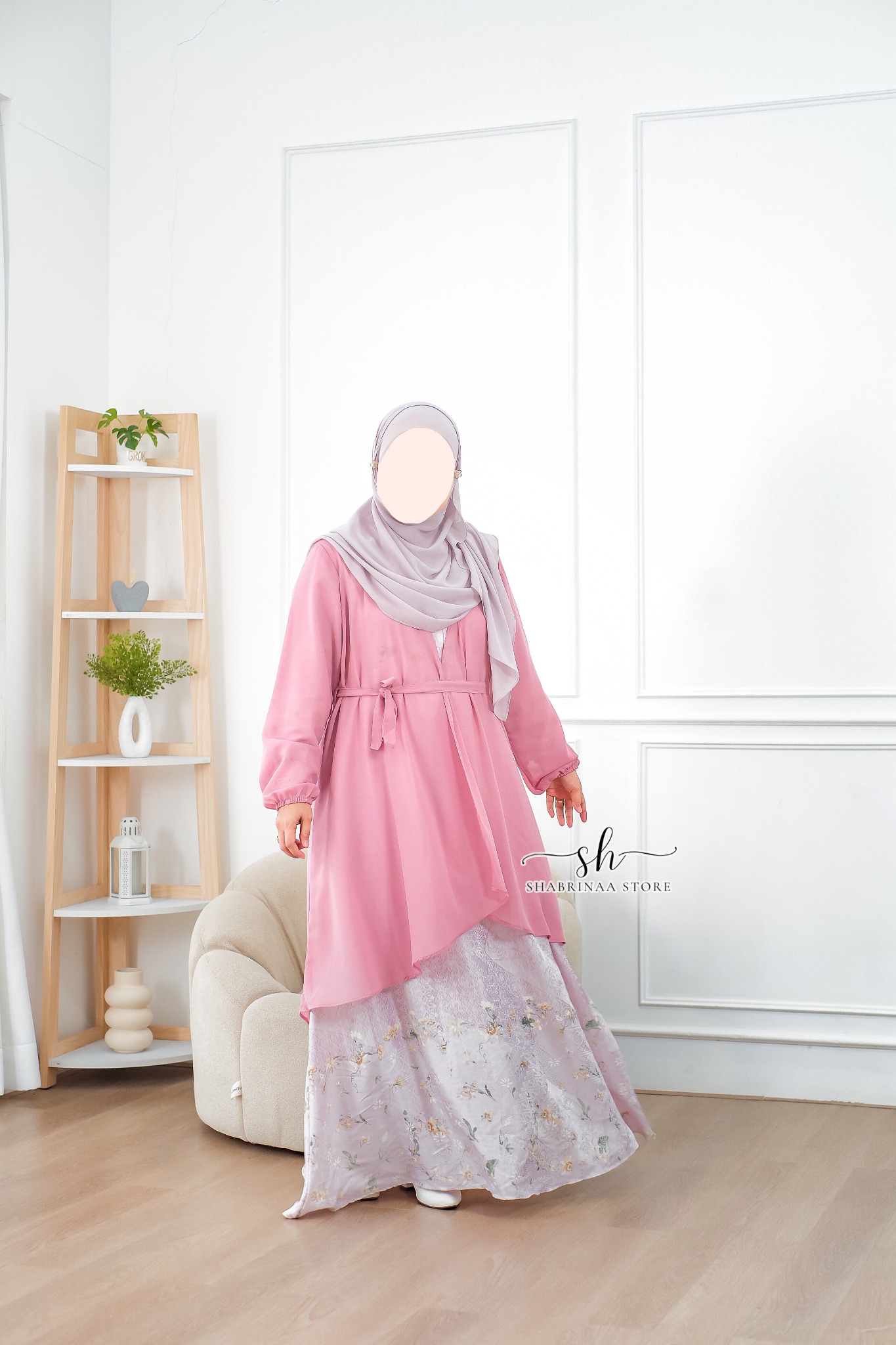 Sarimbit Keluarga Gamis DEWASA Hawa By Shabrina