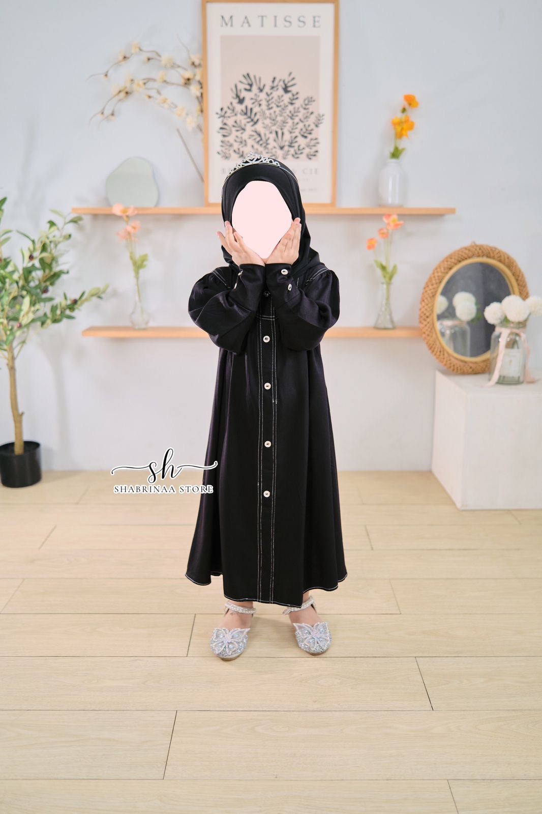 Gamis Yasmin Anak sz XS-L by Shabrina