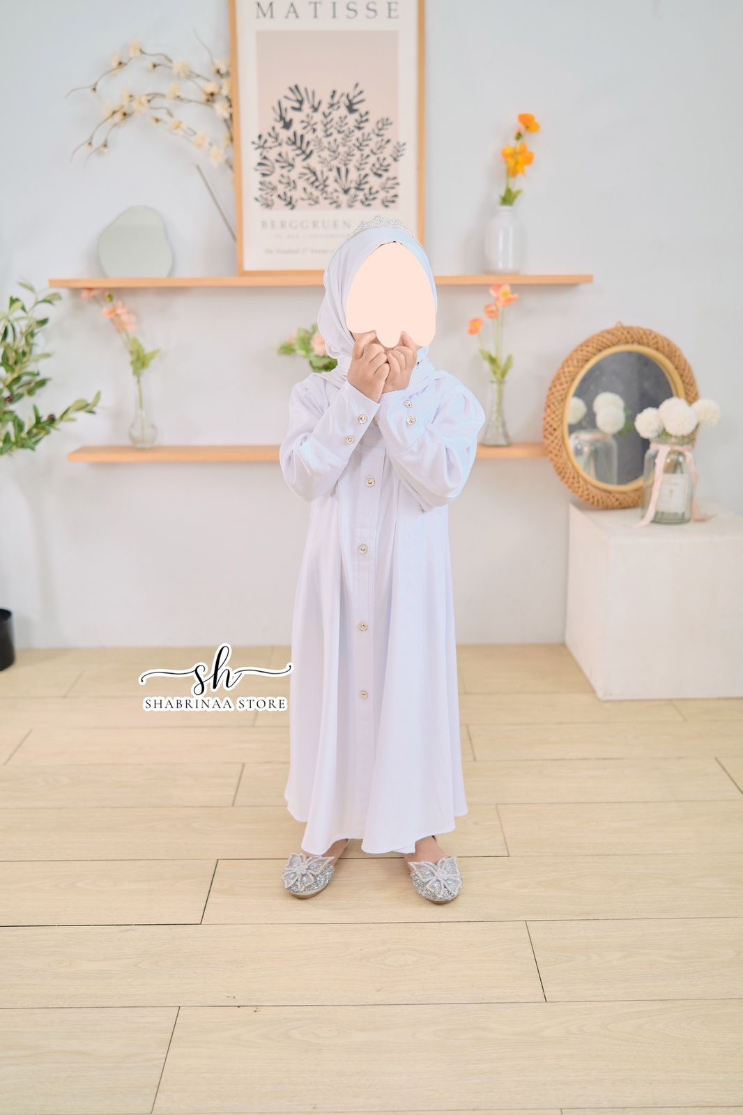 Gamis Yasmin Anak sz XS-L by Shabrina