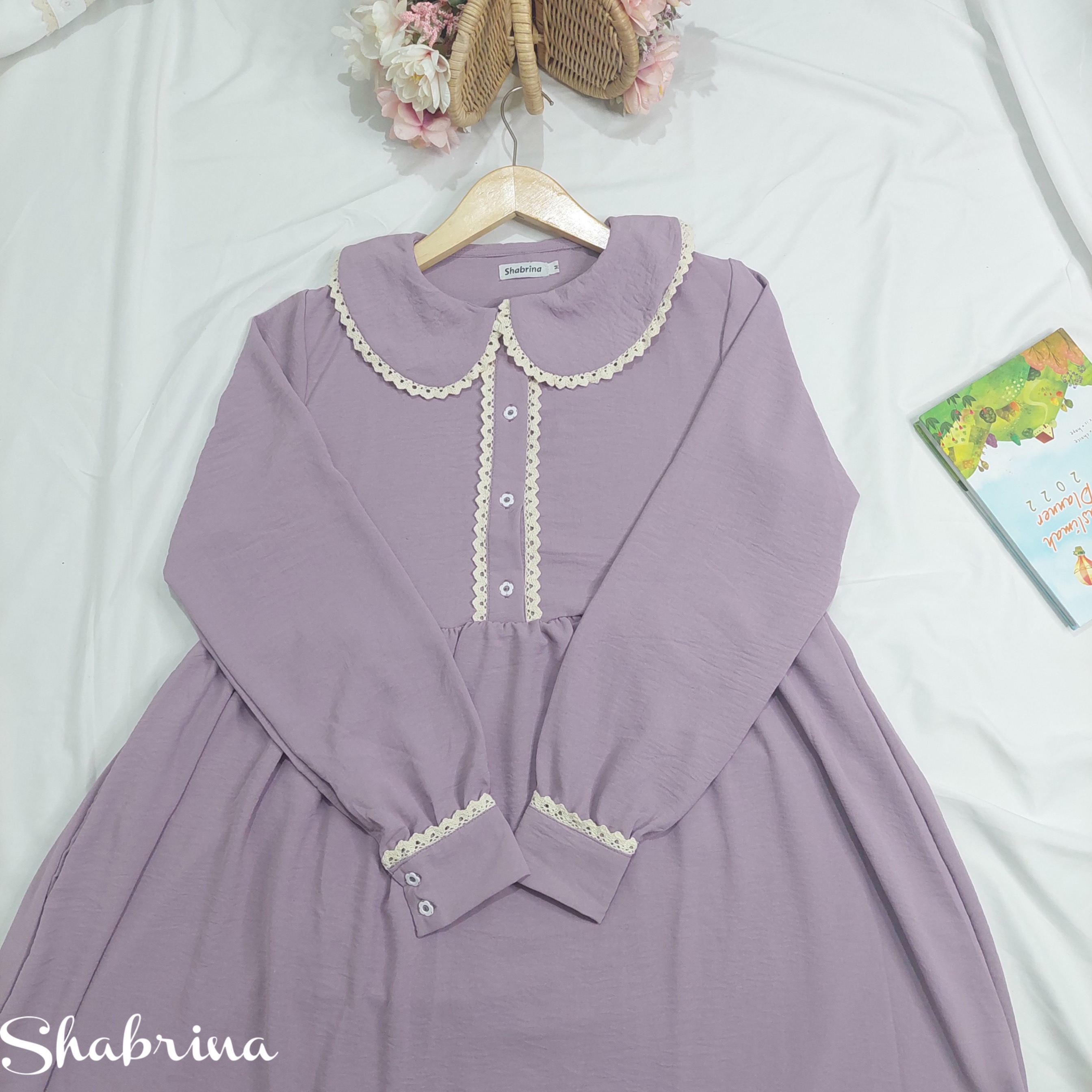 Gamis Raniah Polos DEWASA by Shabrina