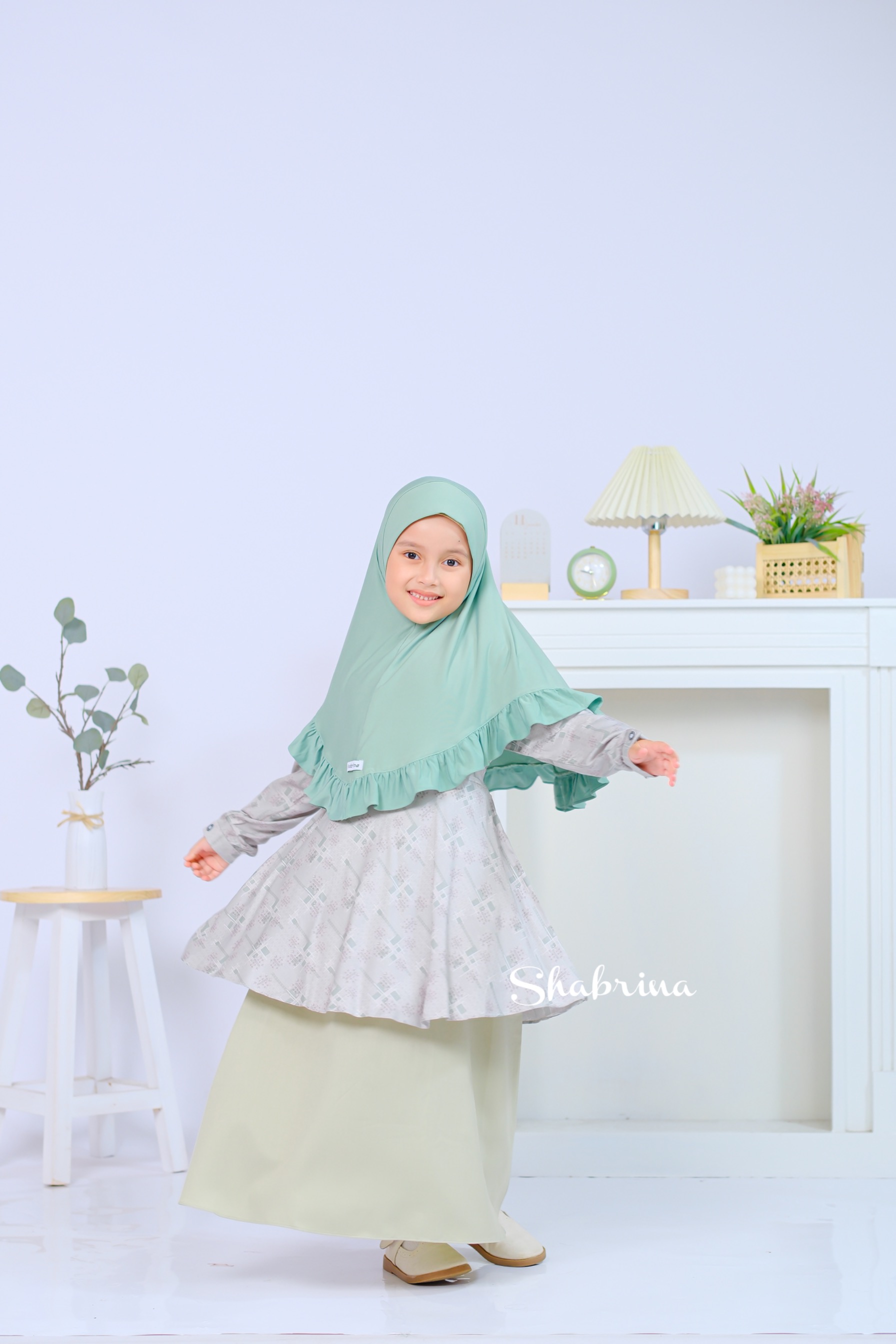 Zaina Series Gamis Anak (sz XS, S, M dan L) by Shabrina