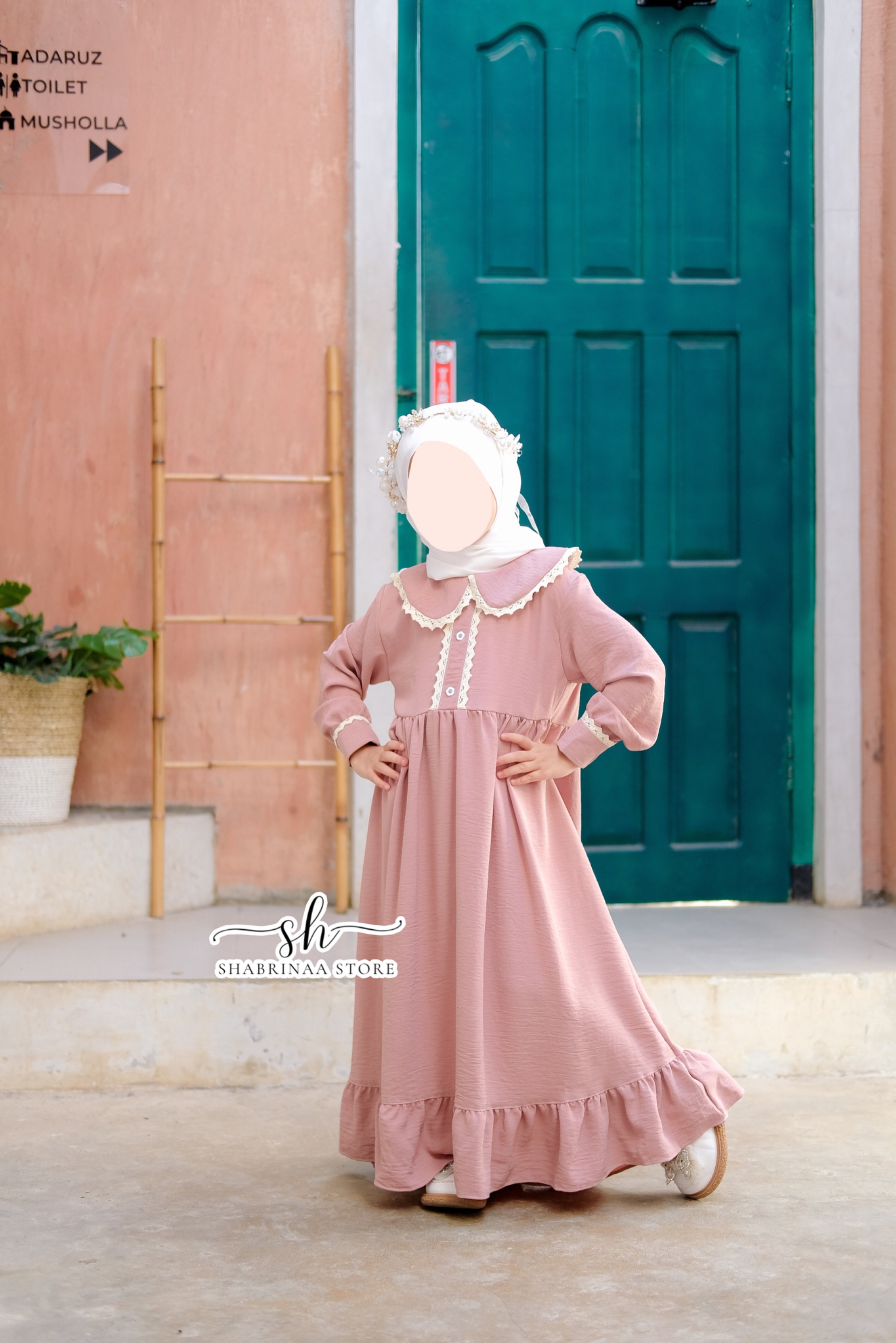 Gamis Raniah Polos by Shabrina (XS-L) By Shabrina