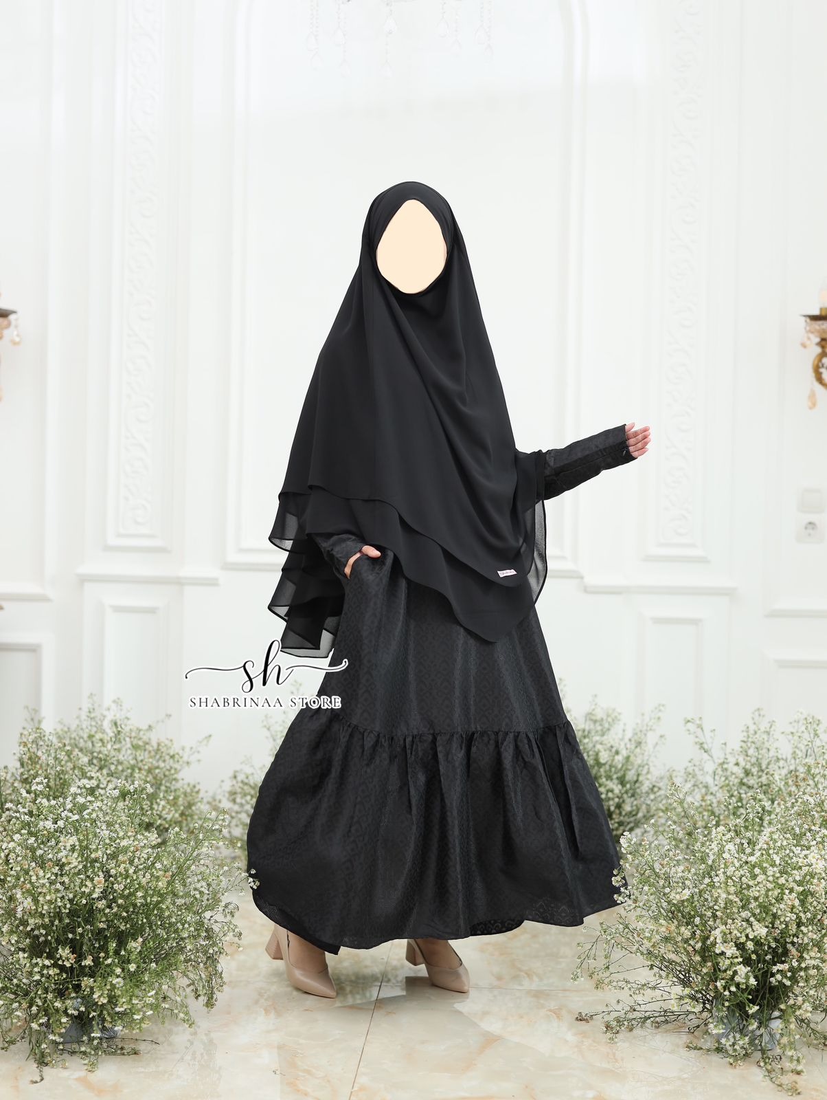 Abaya Jenna DEWASA by Shabrina
