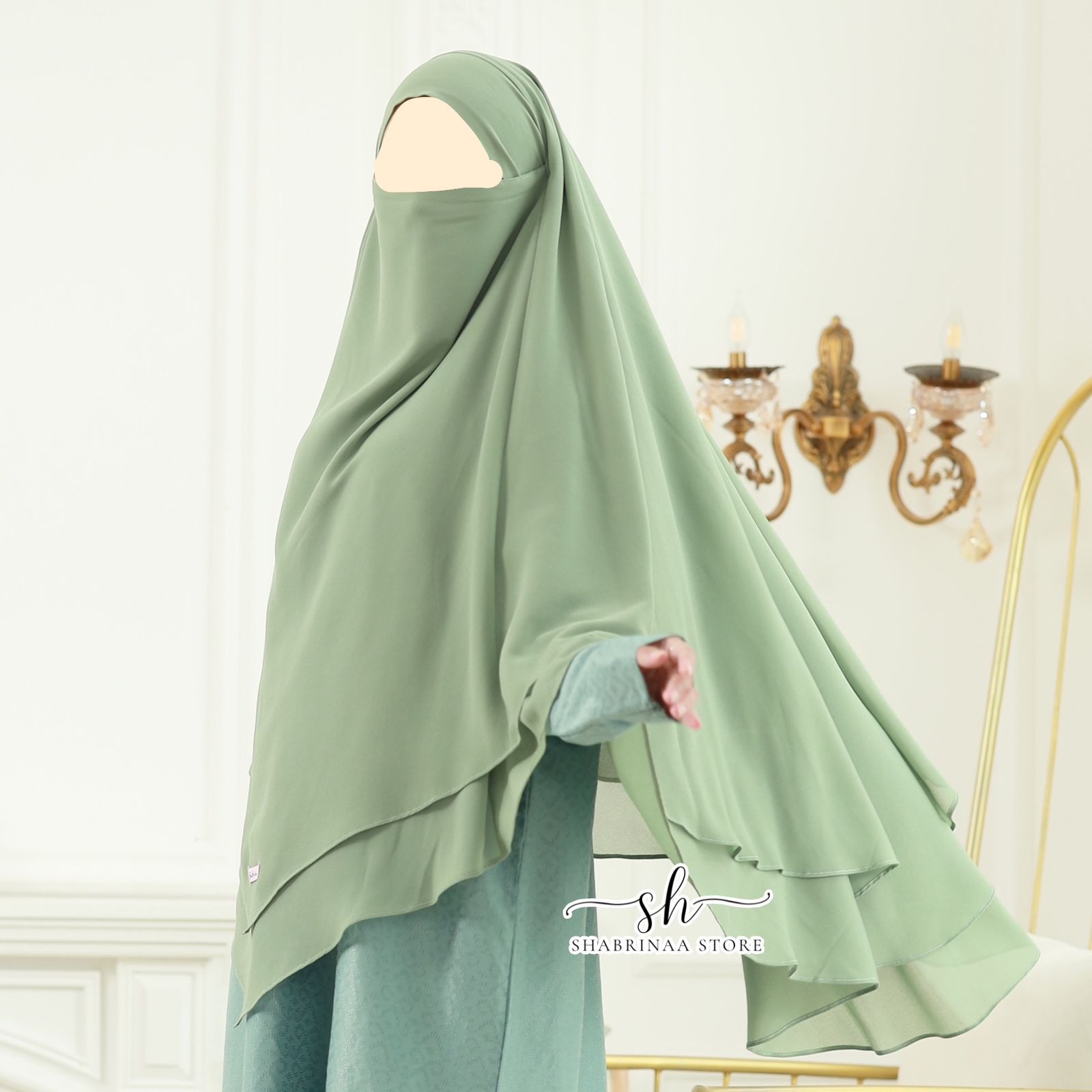 French Khimar Ceruty Jena by Shabrina