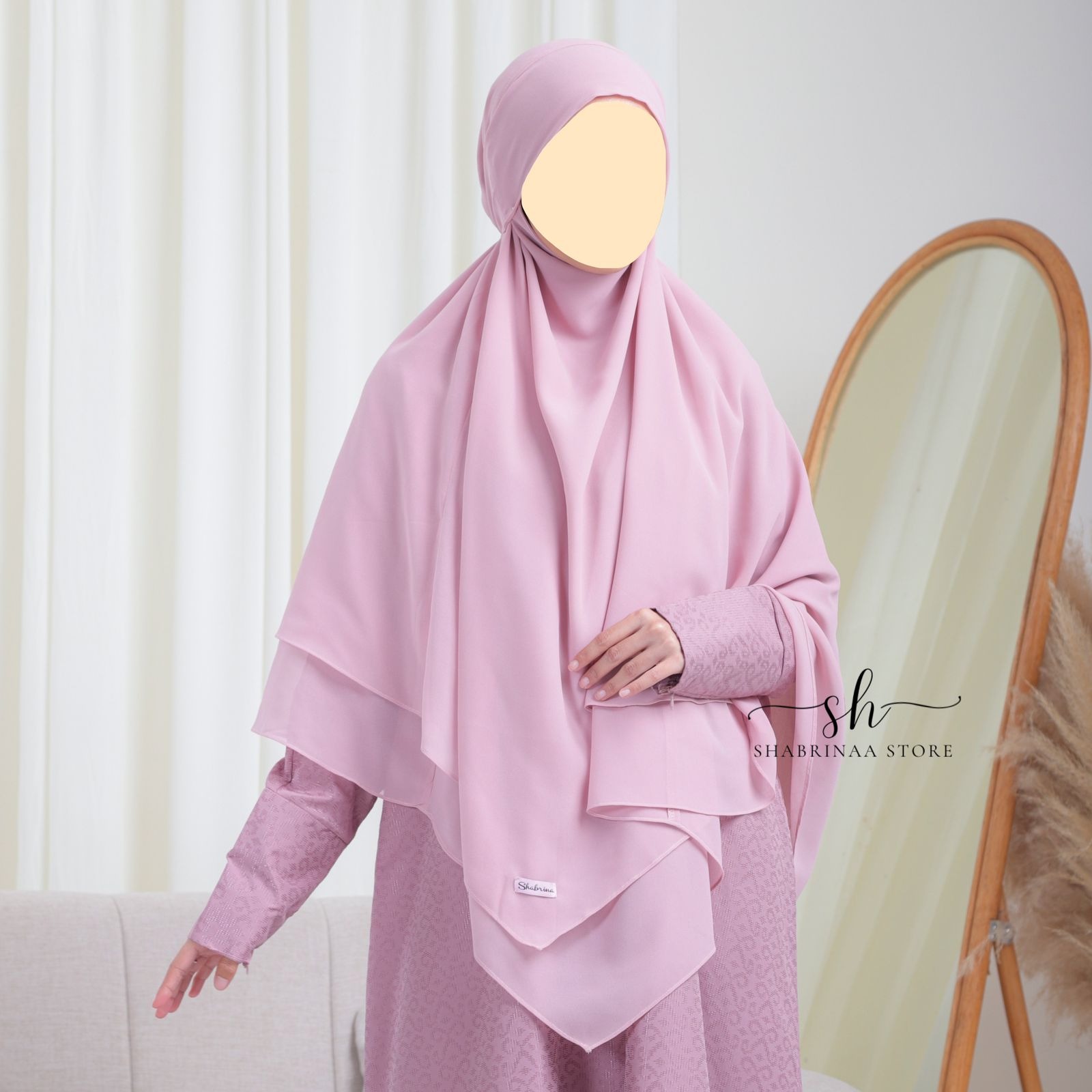French Khimar Ceruty Jena by Shabrina
