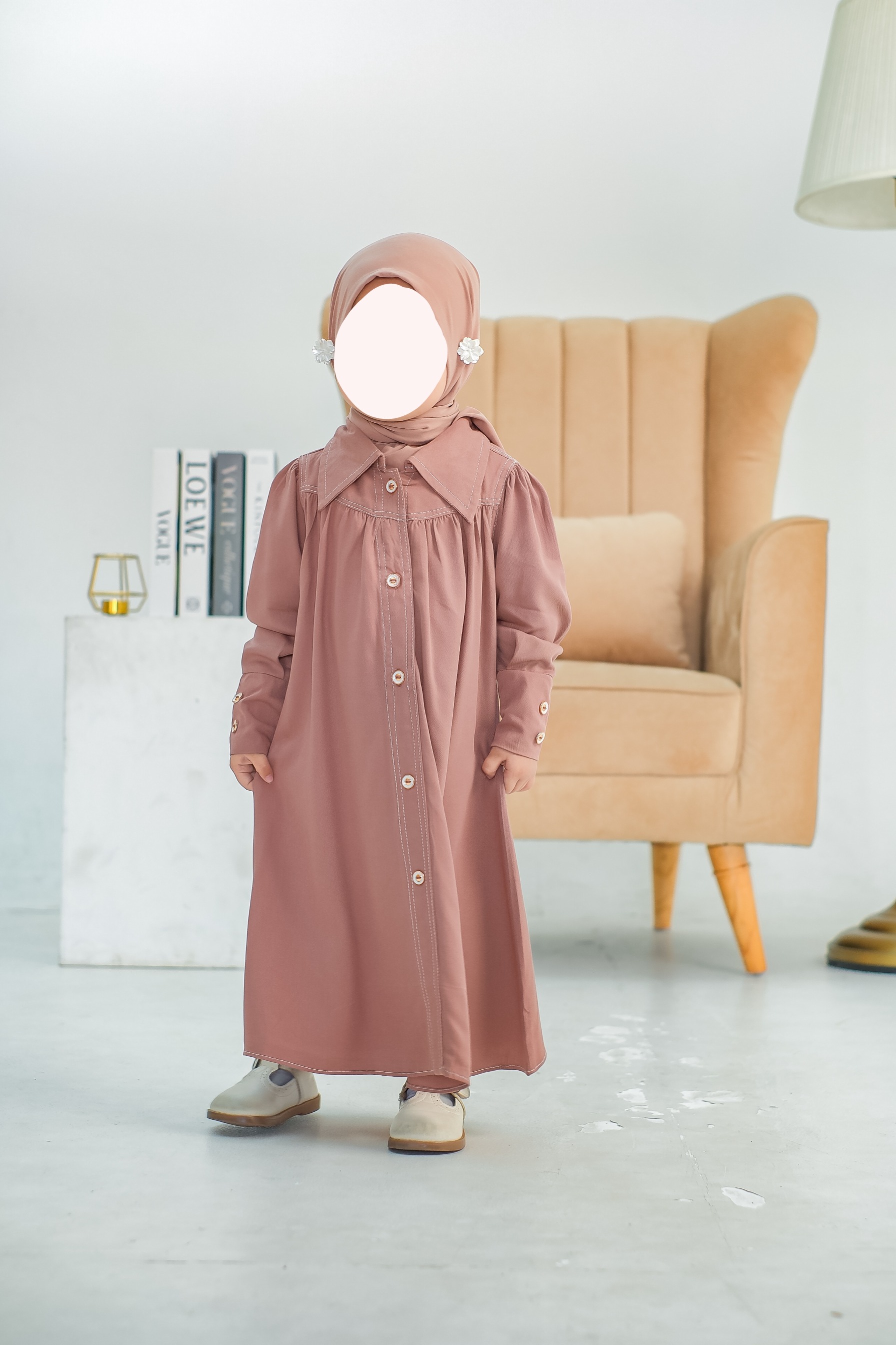 Gamis Yasmin Anak sz XS-L by Shabrina