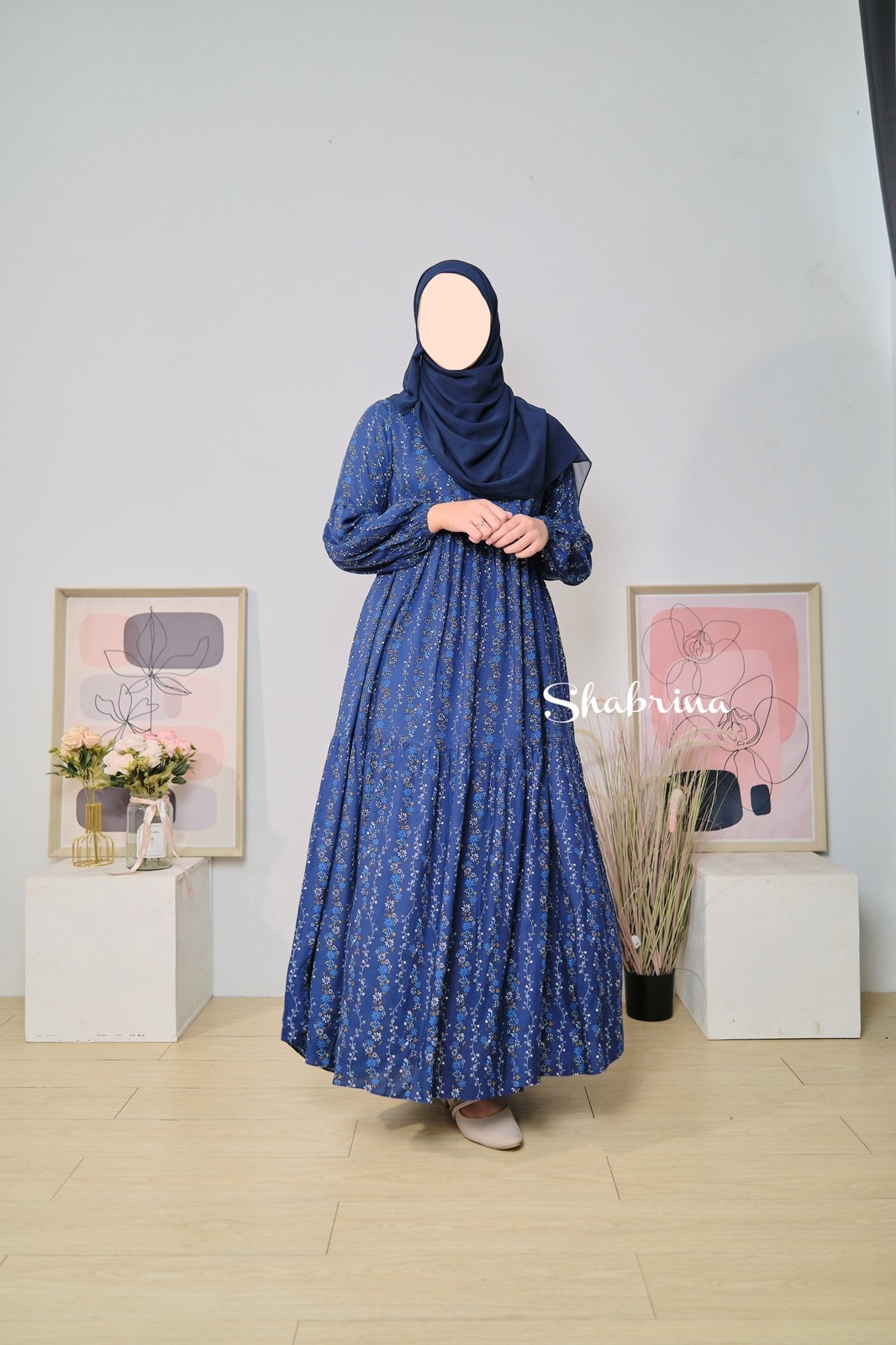 Gamis Delisha DEWASA by Shabrina