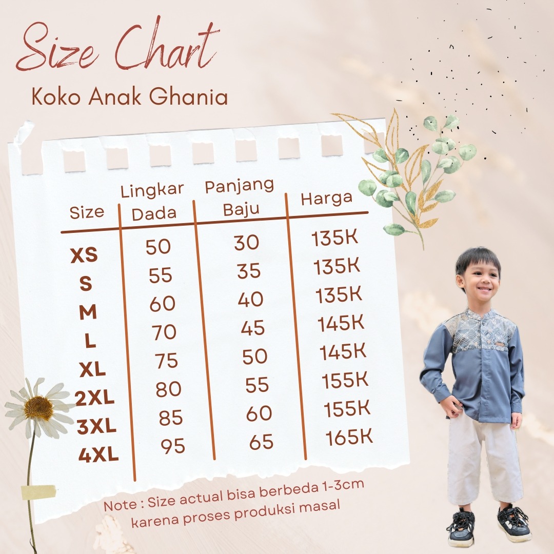 Koko Ghania ANAK by Shabrina