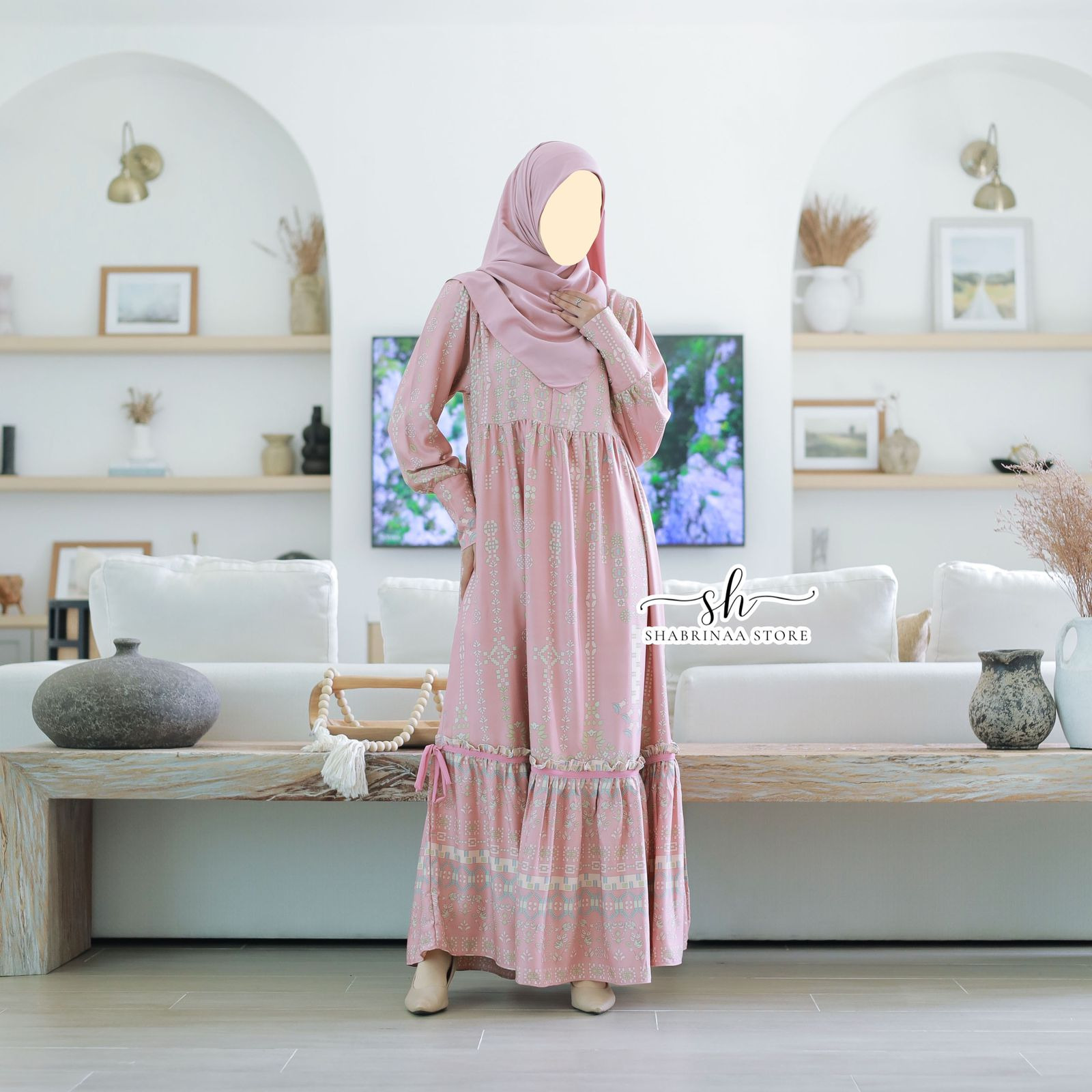 Gamis DEWASA Sarimbit Hanin by Shabrina