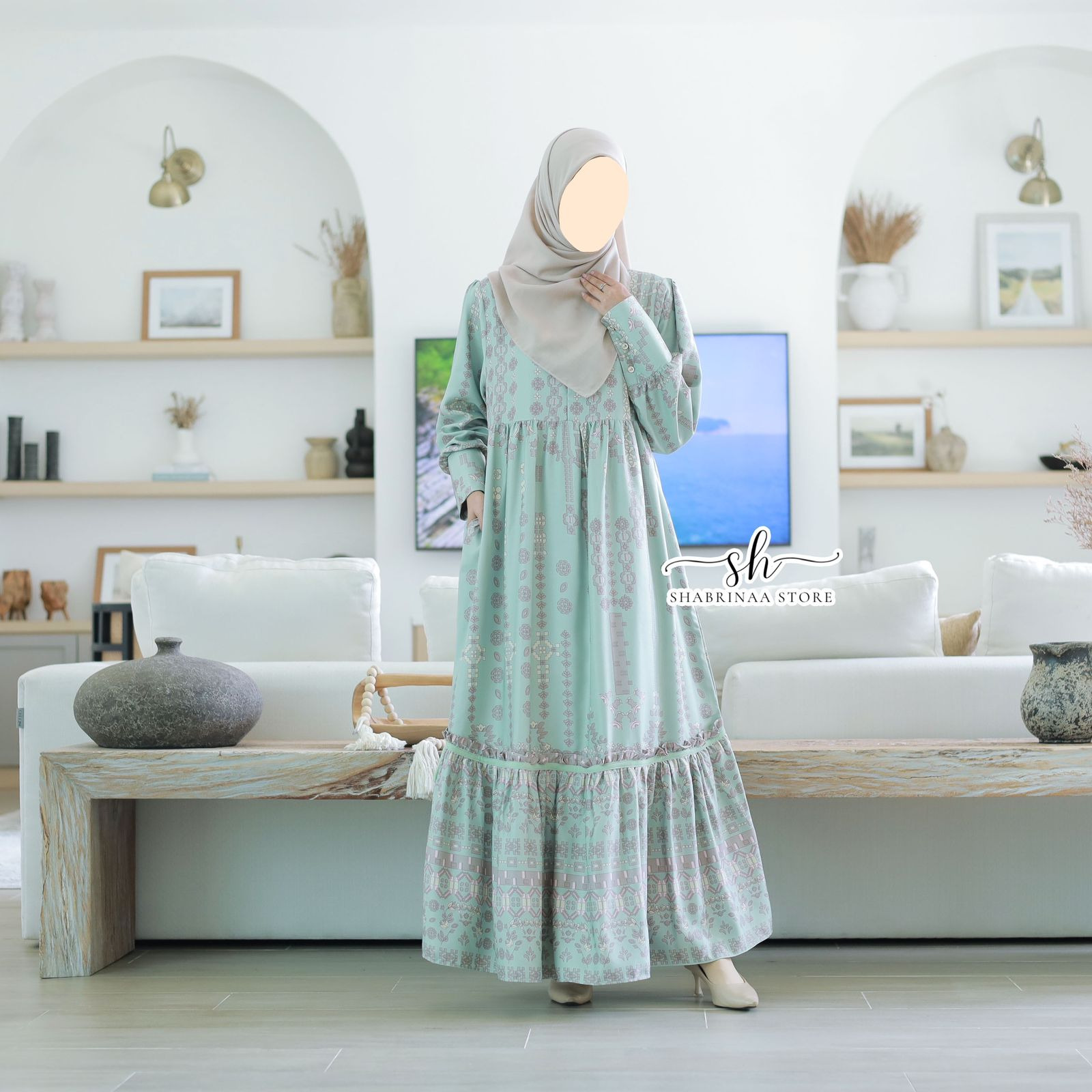 Gamis DEWASA Sarimbit Hanin by Shabrina