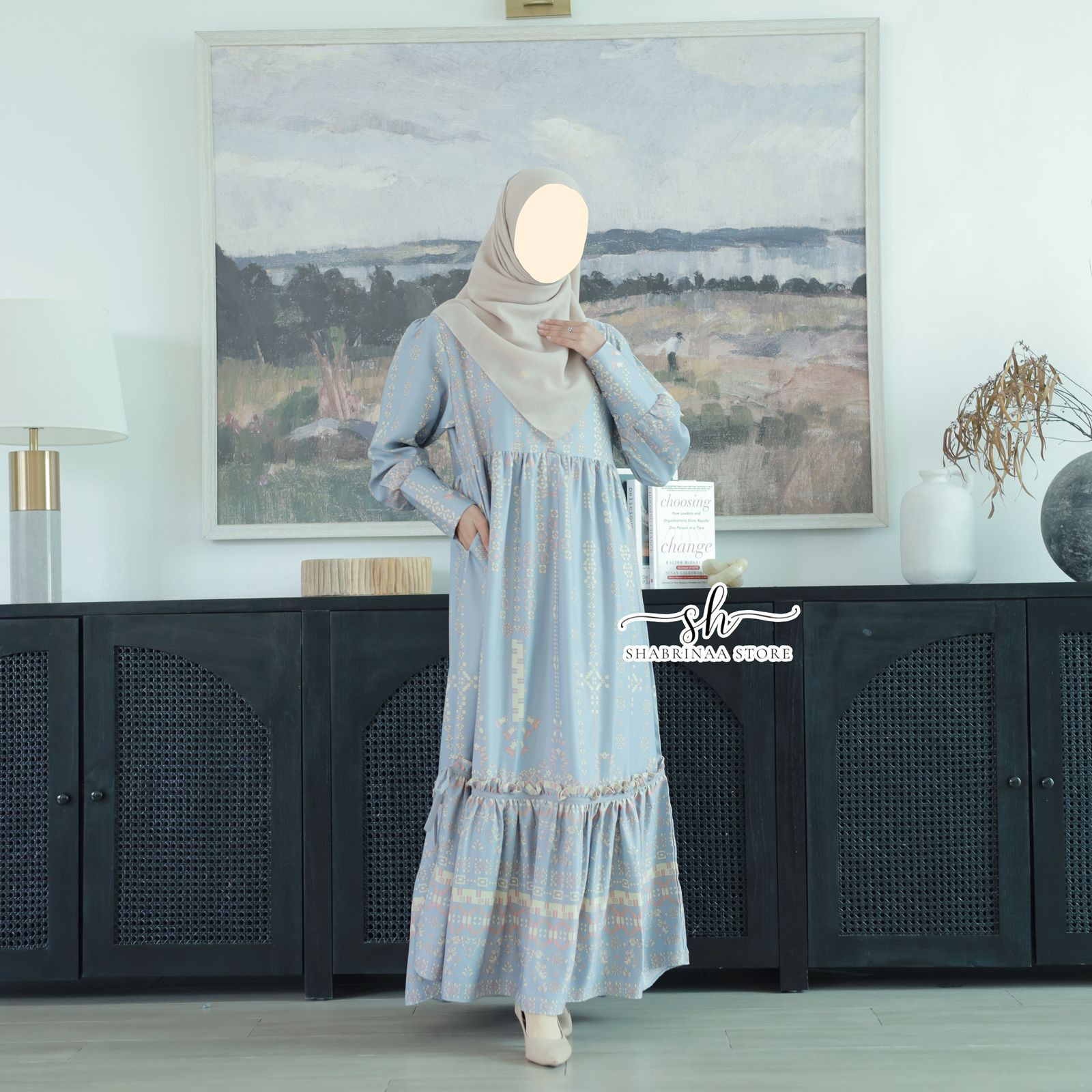 Gamis DEWASA Sarimbit Hanin by Shabrina