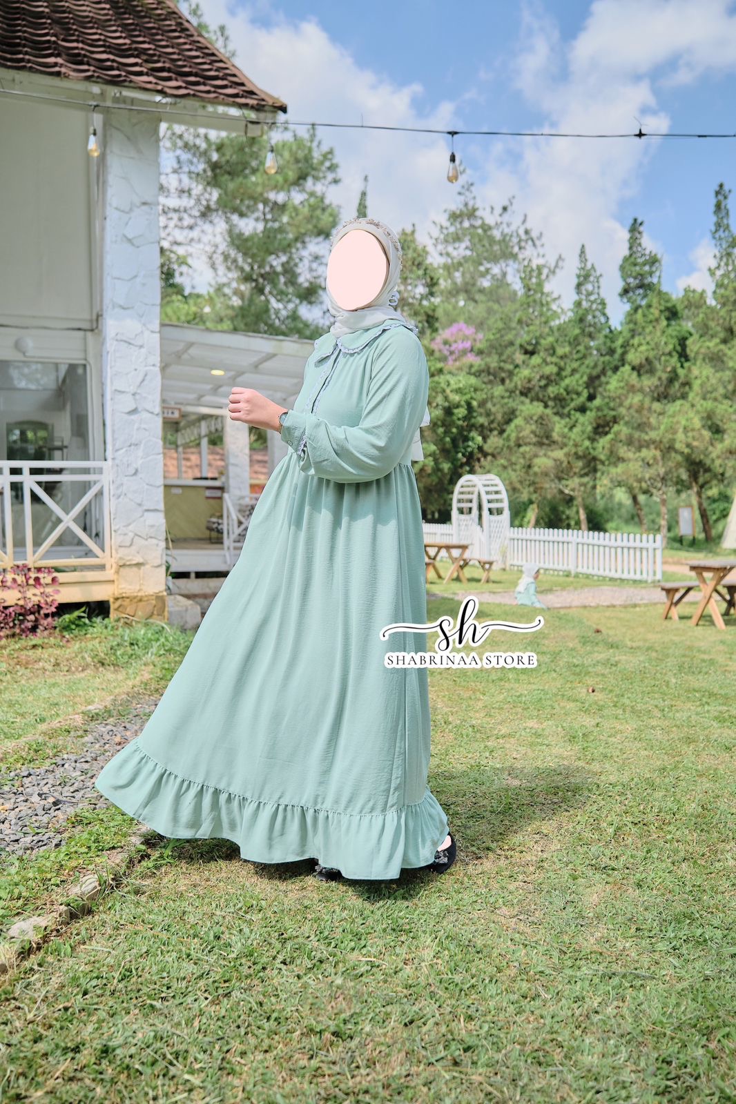 Gamis Raniah Polos DEWASA by Shabrina