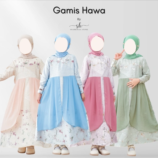 Image of Sarimbit Keluarga Gamis ANAK Hawa By Shabrina
