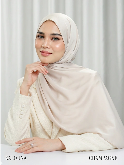 Image of Kalouna Signature Silk in Champagne