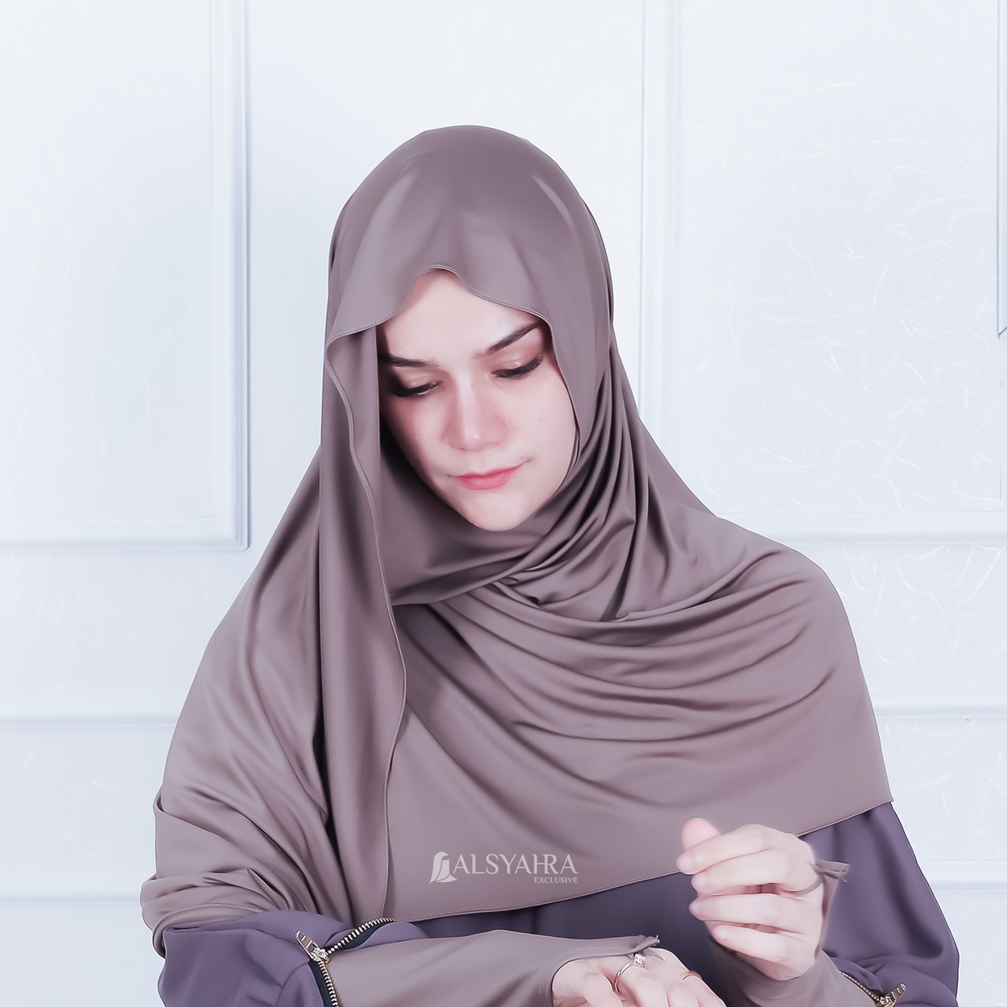 Alsyahra Exclusive - Long Pashmina Panjang Shawl Hijab SoftSpan Premium