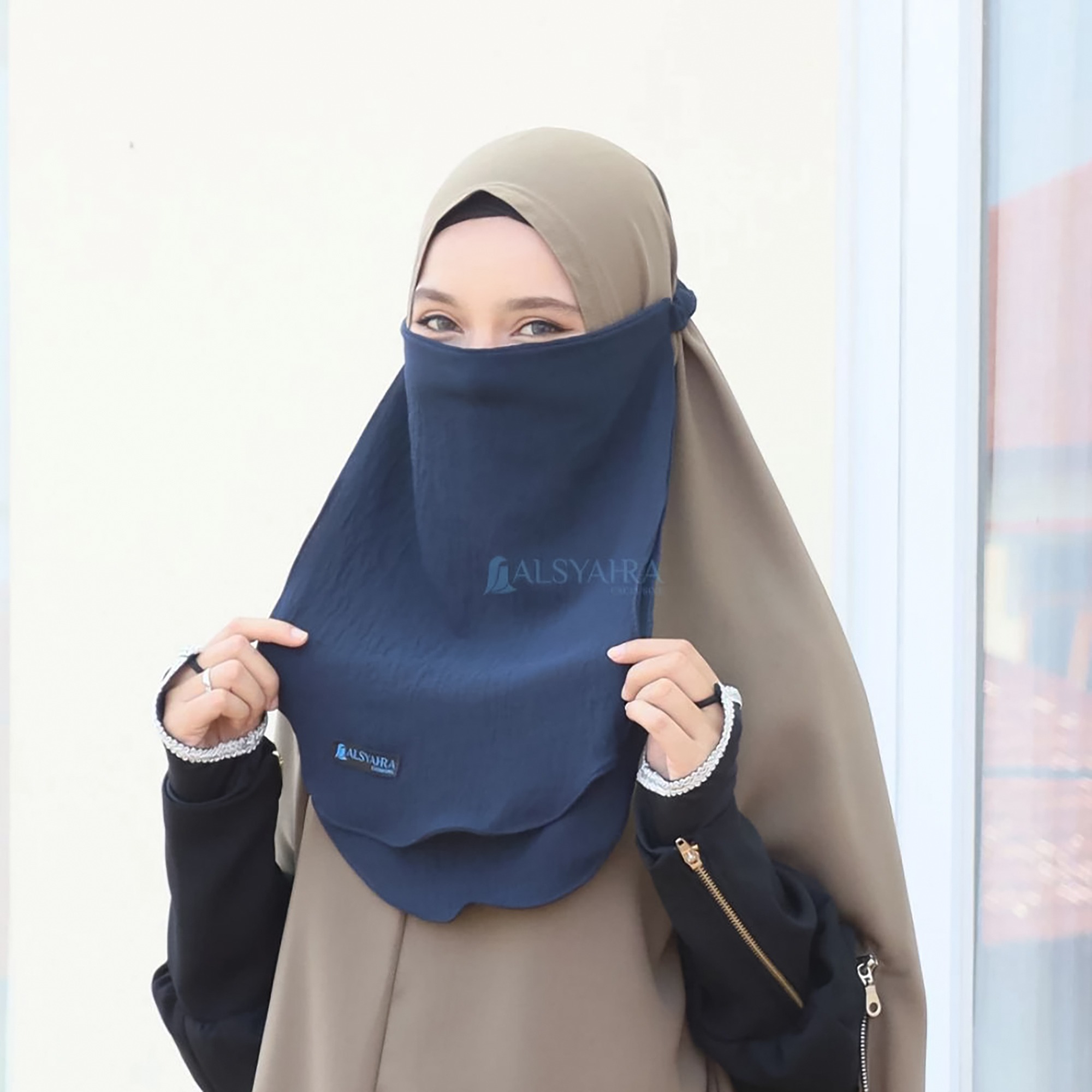 Alsyahra Exclusive - Cadar Karet Wrinkle Kerut 2 Layer Crinkle Airflow Premium