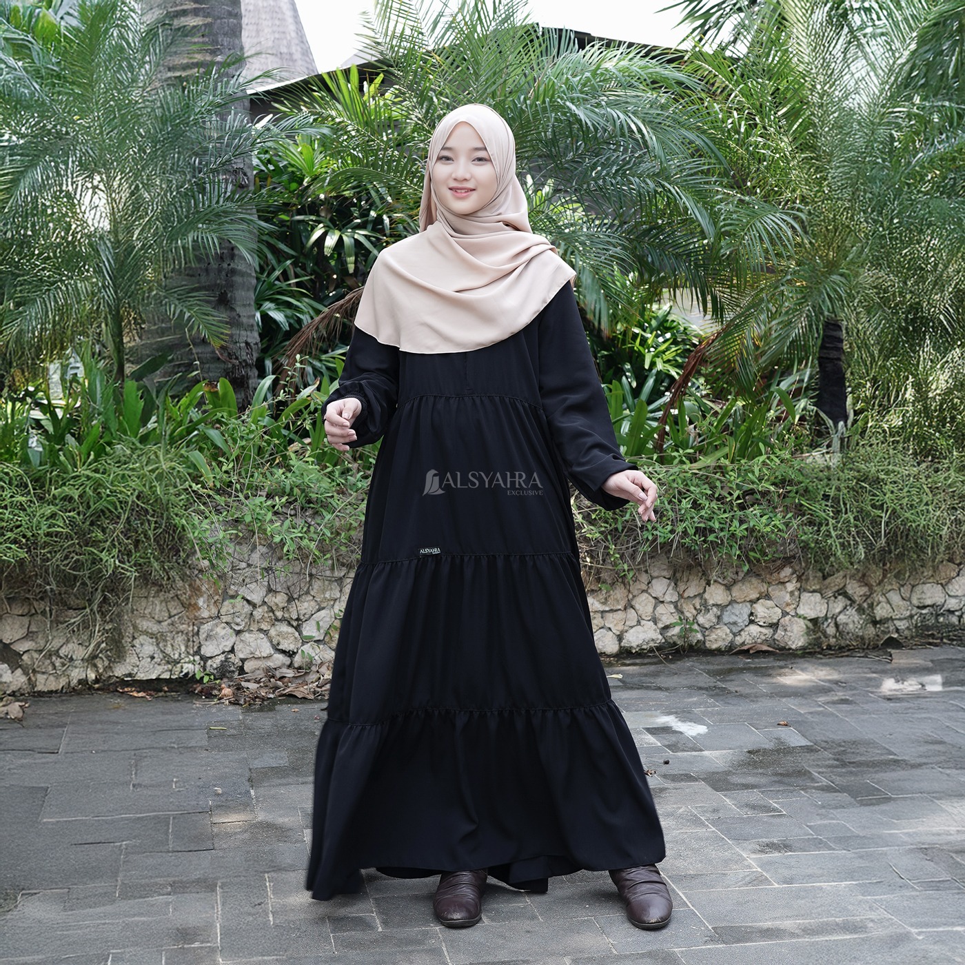 Alsyahra Exclusive - Abaya Gamis Syari Salasa Jamila WF Premium