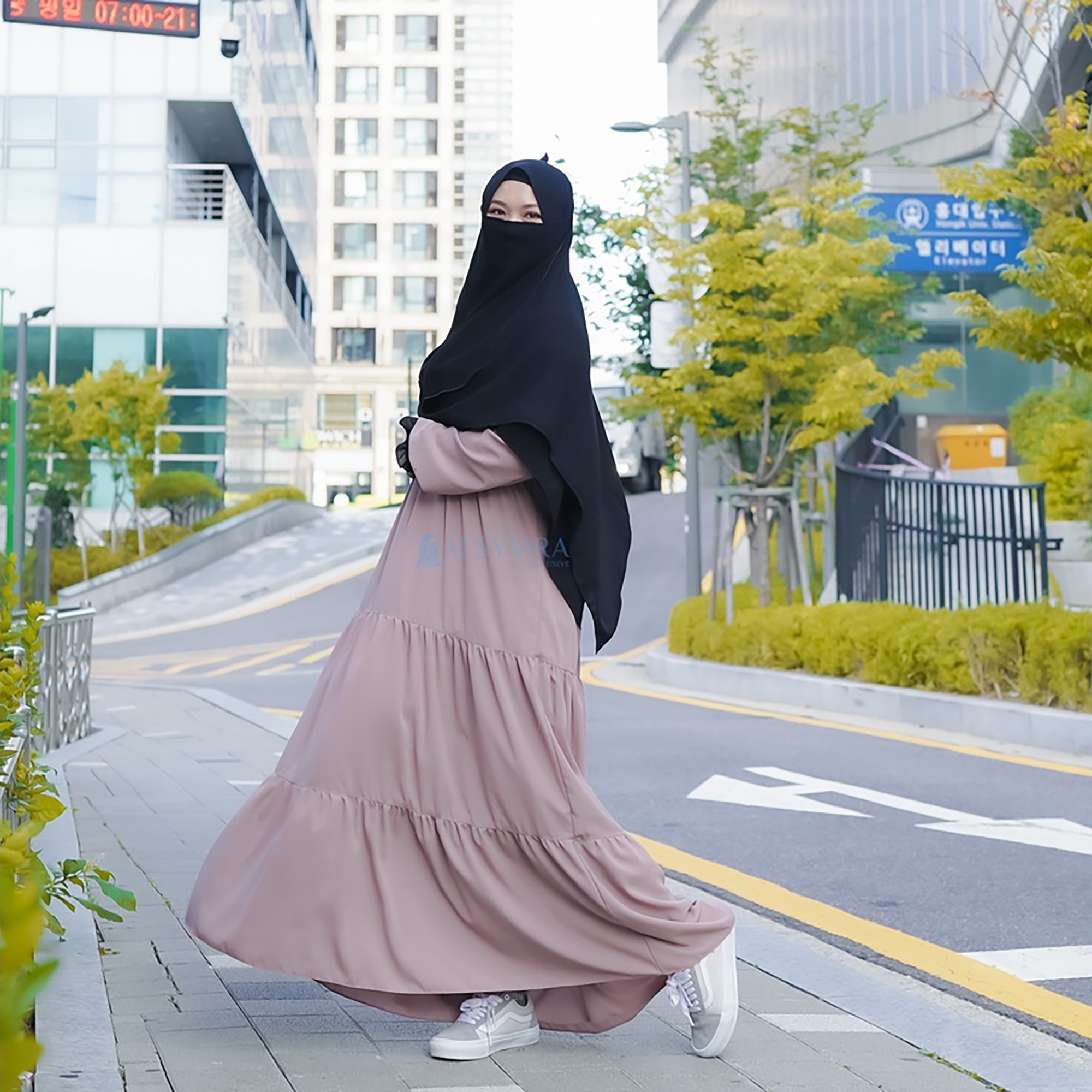 Alsyahra Exclusive - Abaya Gamis Syari Salasa Jamila WF Premium