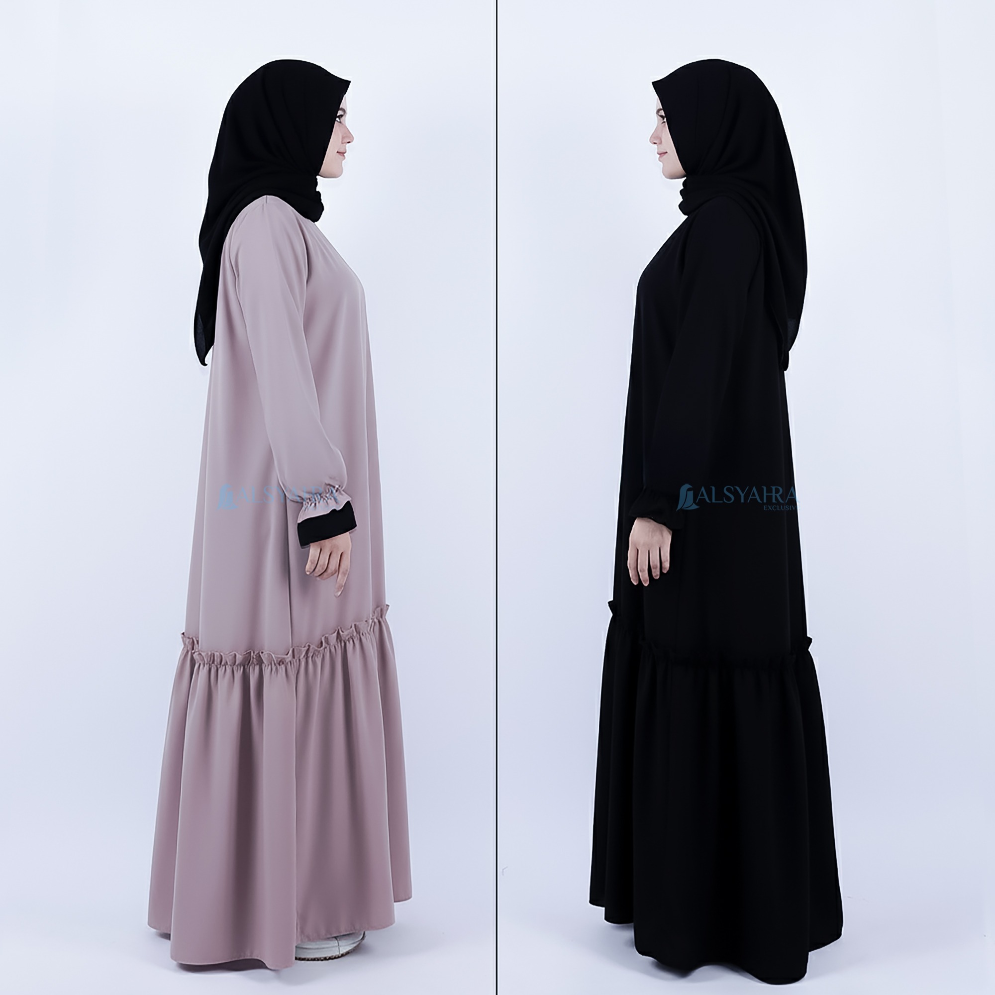 Alsyahra Exclusive - Abaya Gamis Syari Jamila WF Premium