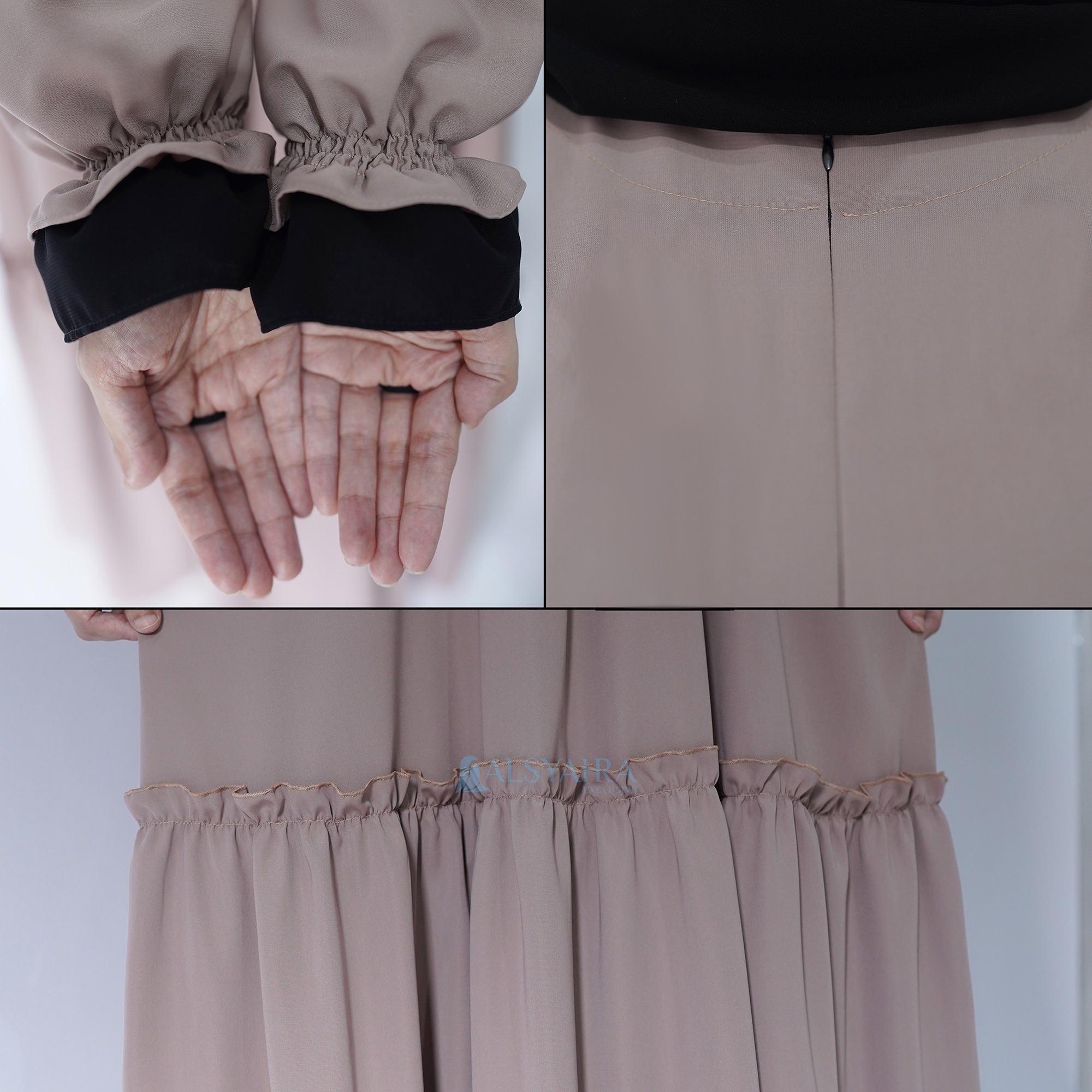 Alsyahra Exclusive - Abaya Gamis Syari Jamila WF Premium