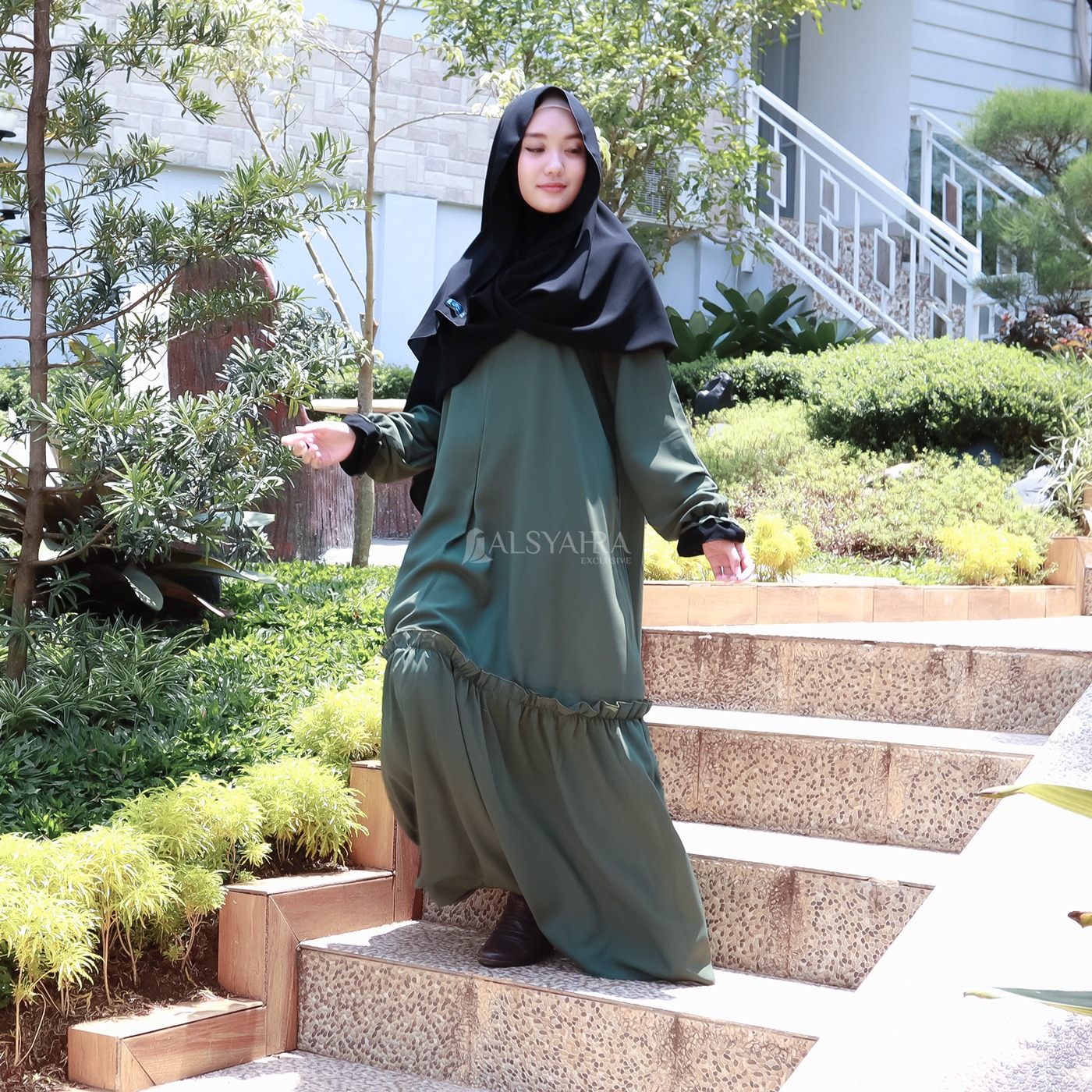 Alsyahra Exclusive - Abaya Gamis Syari Jamila WF Premium