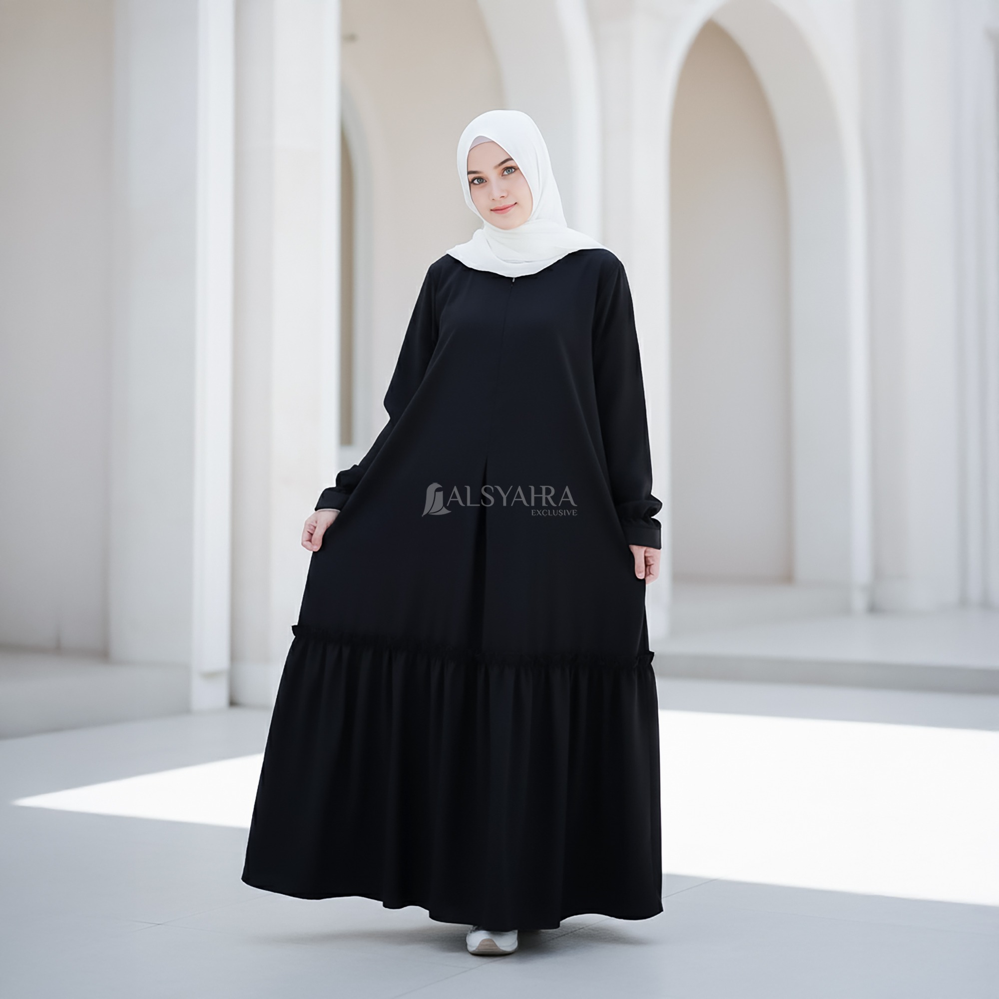 Alsyahra Exclusive - Abaya Gamis Syari Jamila WF Premium