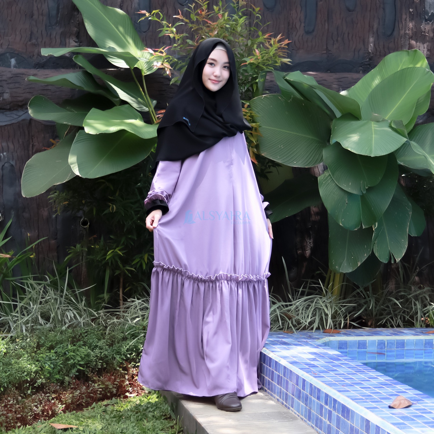 Alsyahra Exclusive - Abaya Gamis Syari Jamila WF Premium