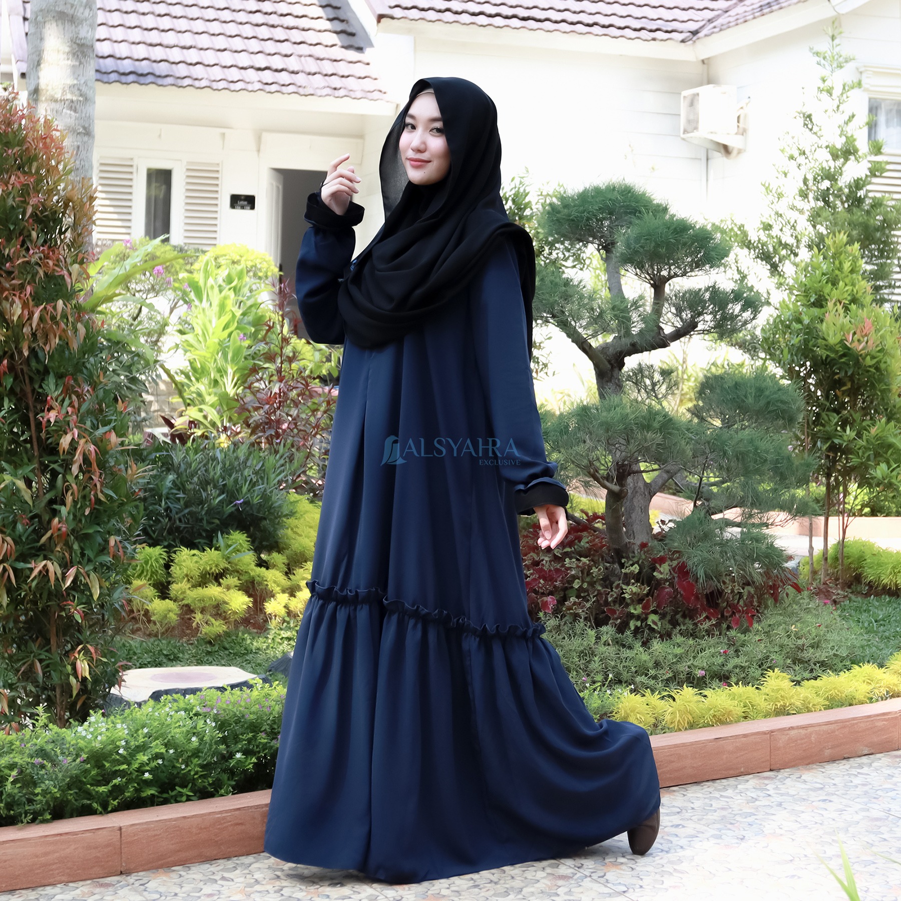 Alsyahra Exclusive - Abaya Gamis Syari Jamila WF Premium