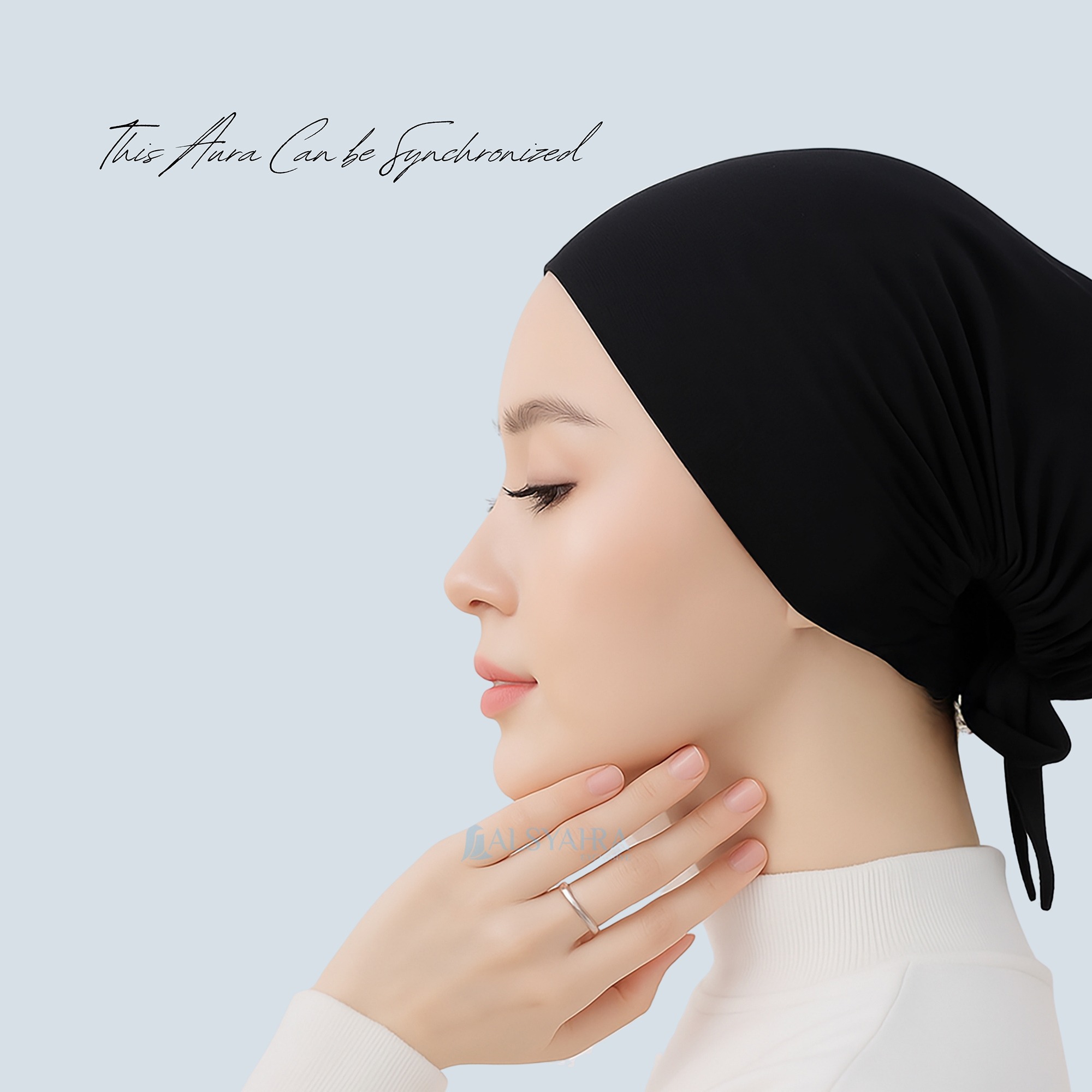 Alsyahra Exclusive Inner Hijab Wrinkle Rope Aura Ciput Dalaman Premium