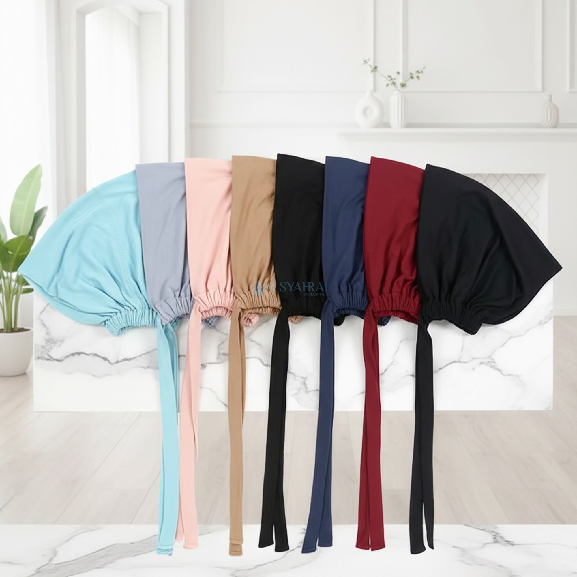 Alsyahra Exclusive Inner Hijab Wrinkle Rope Aura Ciput Dalaman Premium