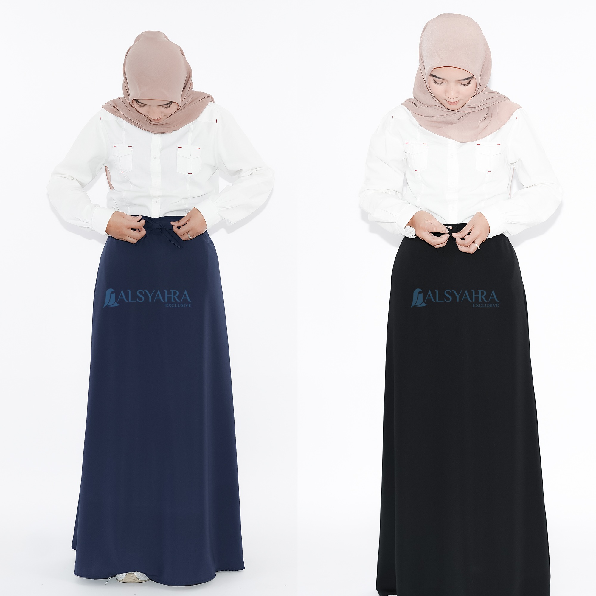 Alsyahra Exclusive - Rok Daily Syari Celana Muslimah WF Premium