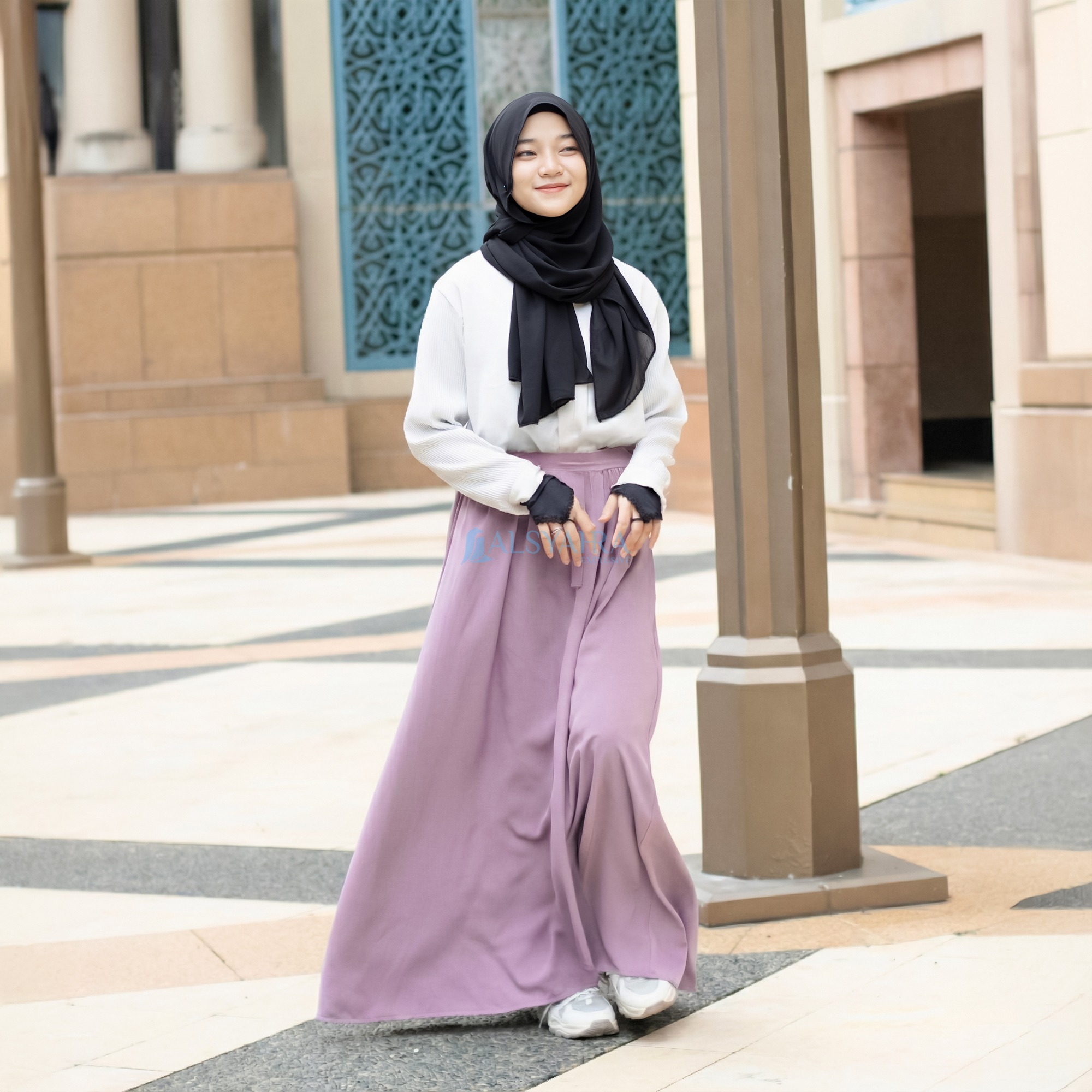 Alsyahra Exclusive - Rok Daily Syari Celana Muslimah WF Premium