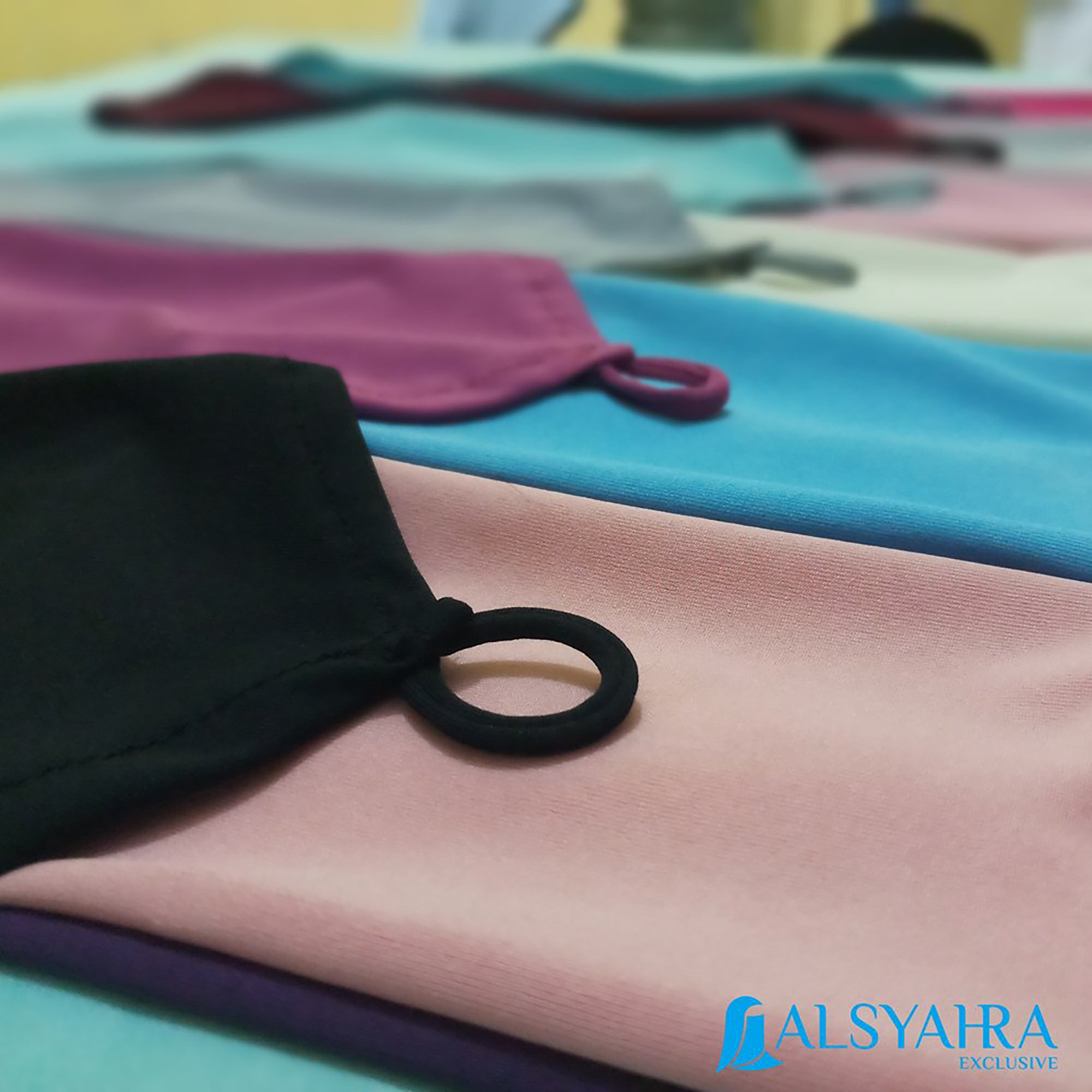 Alsyahra Exclusive - Handsock Ring Polos Syari Manset Cincin Premium